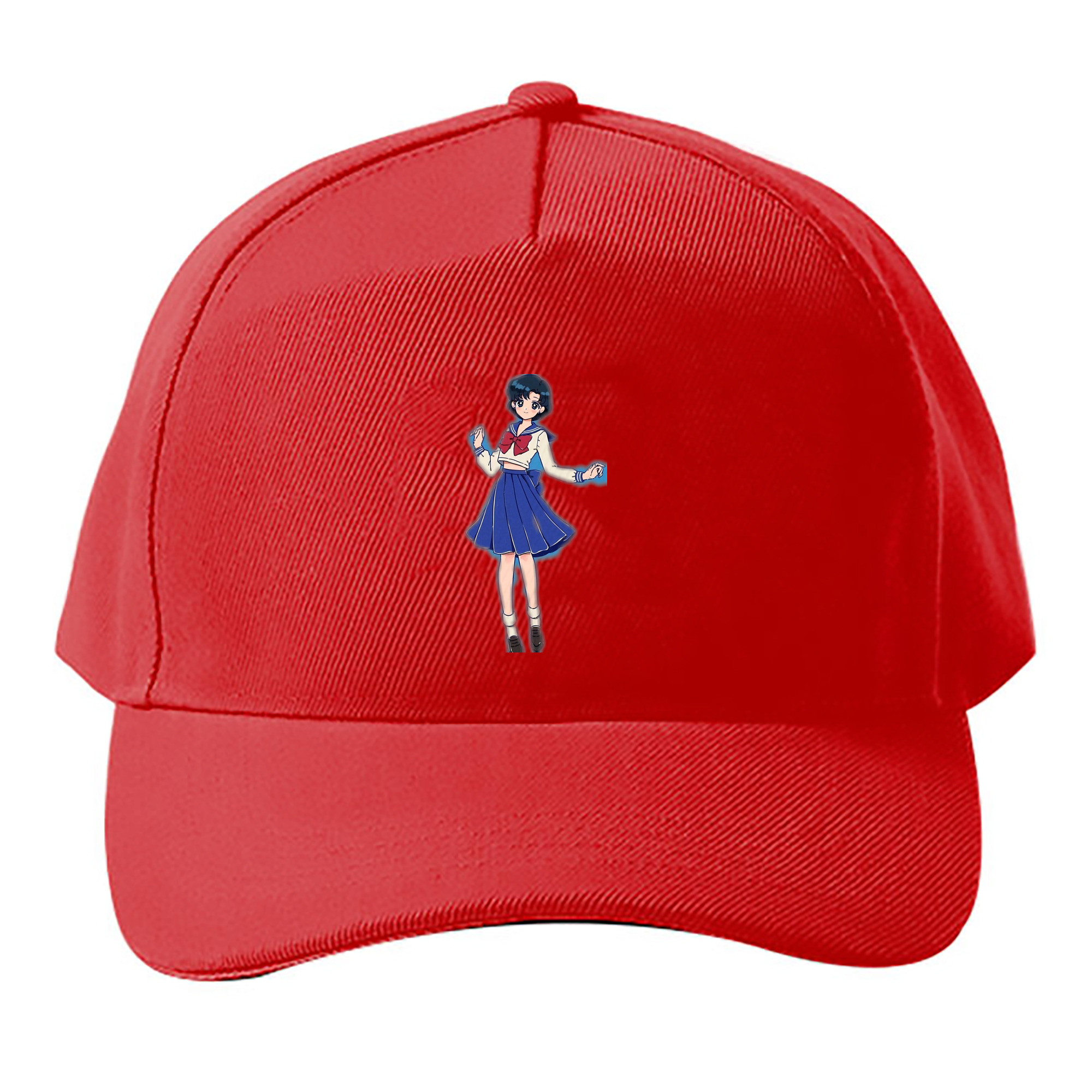 （画像用） 美少女戦士セーラームーン 水野 亜美 みずの あみ Sailor Moon Mizuno Ami ベースボールキャップ 綿100％ 男女兼用 帽子 スポーツ