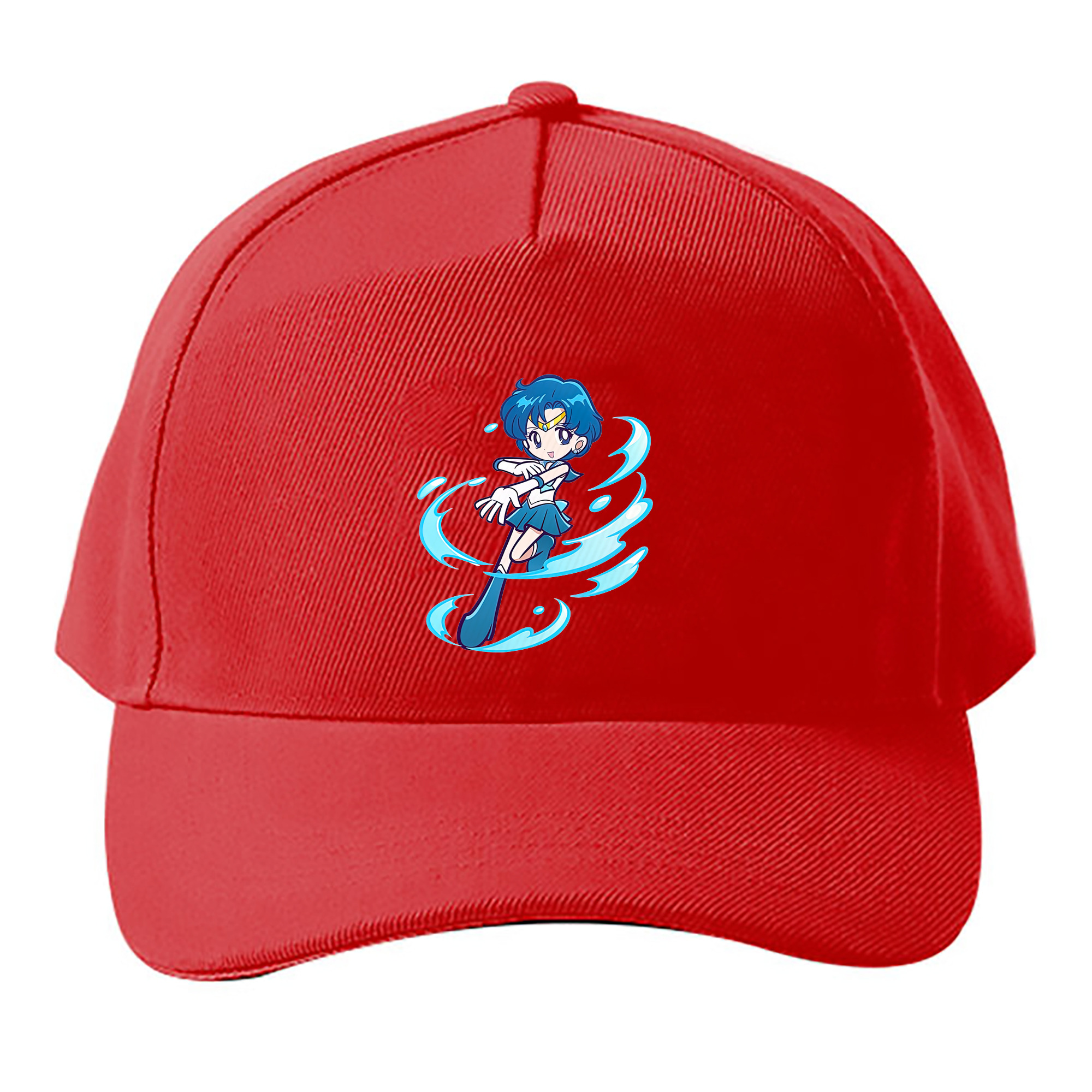 （画像用） 美少女戦士セーラームーン 水野 亜美 みずの あみ Sailor Moon Mizuno Ami ベースボールキャップ 綿100％ 男女兼用 帽子 スポーツ