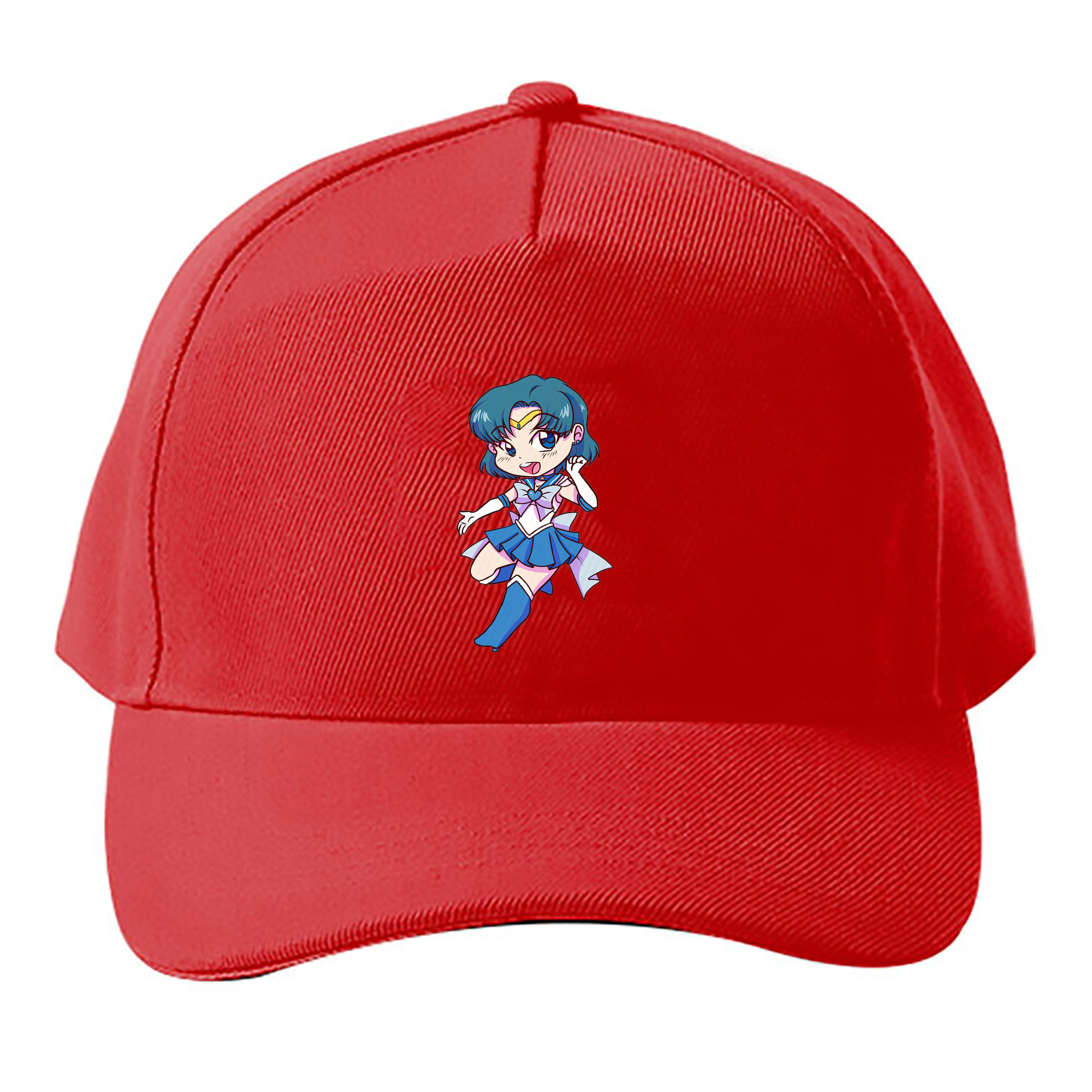 （画像用） 美少女戦士セーラームーン 水野 亜美 みずの あみ Sailor Moon Mizuno Ami ベースボールキャップ 綿100％ 男女兼用 帽子 スポーツ
