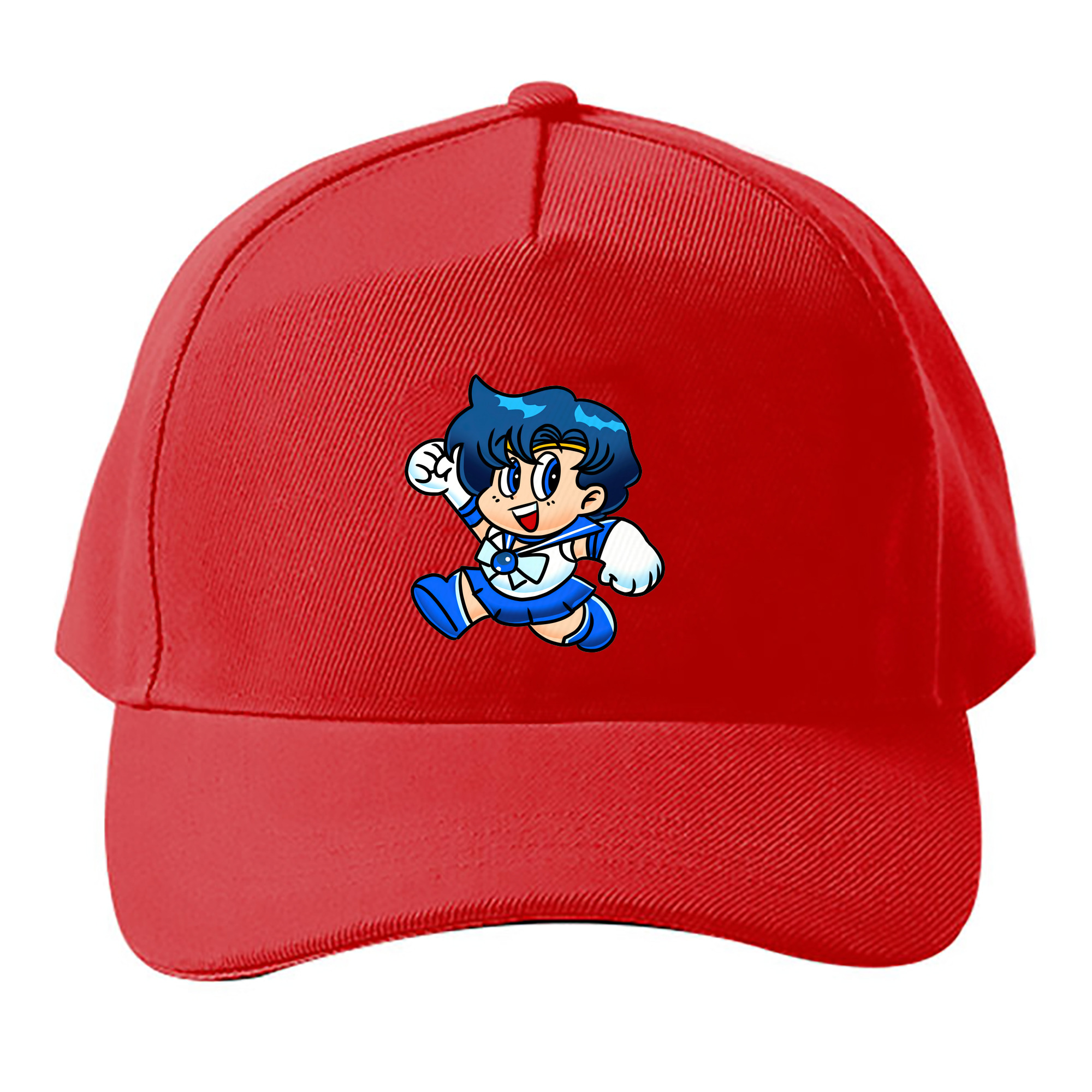 （画像用） 美少女戦士セーラームーン 水野 亜美 みずの あみ Sailor Moon Mizuno Ami ベースボールキャップ 綿100％ 男女兼用 帽子 スポーツ