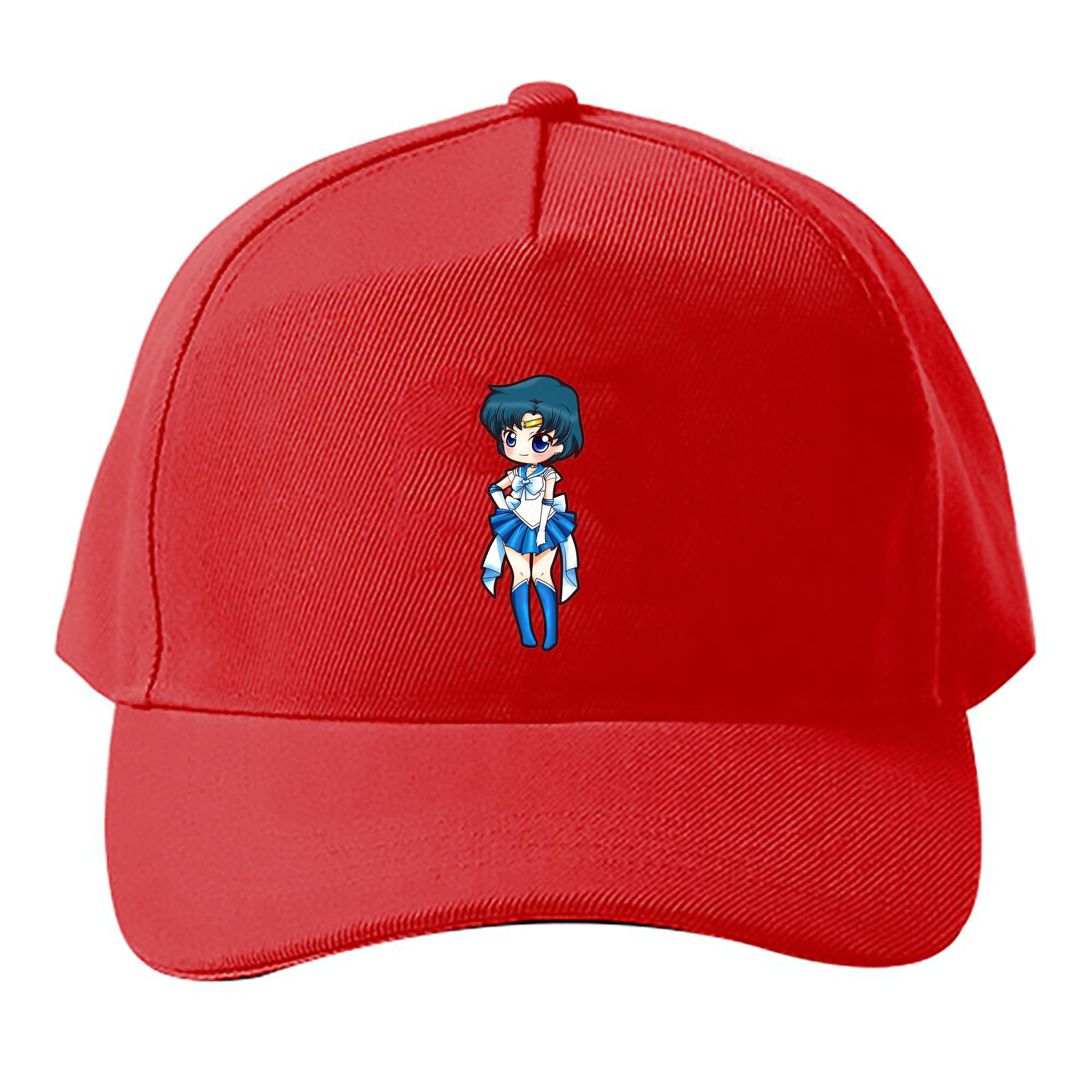 （画像用） 美少女戦士セーラームーン 水野 亜美 みずの あみ Sailor Moon Mizuno Ami ベースボールキャップ 綿100％ 男女兼用 帽子 スポーツ