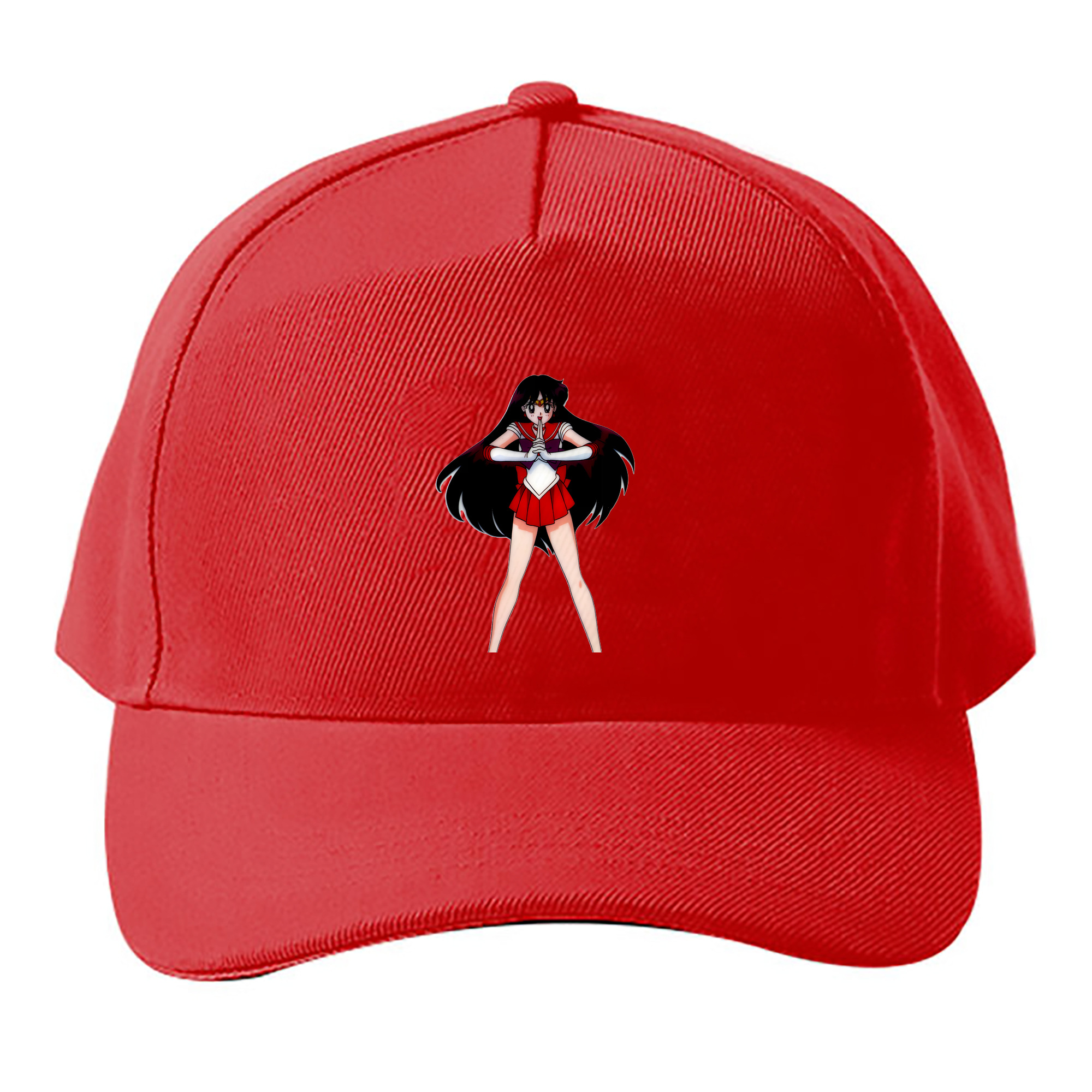 （画像用） 美少女戦士セーラームーン 火野レイ ひの レイ Sailor Moon Hino Rei （セーラーマーズ,Sailor Mars） ベースボールキャップ 綿100％ 男女兼用 帽子 スポーツ