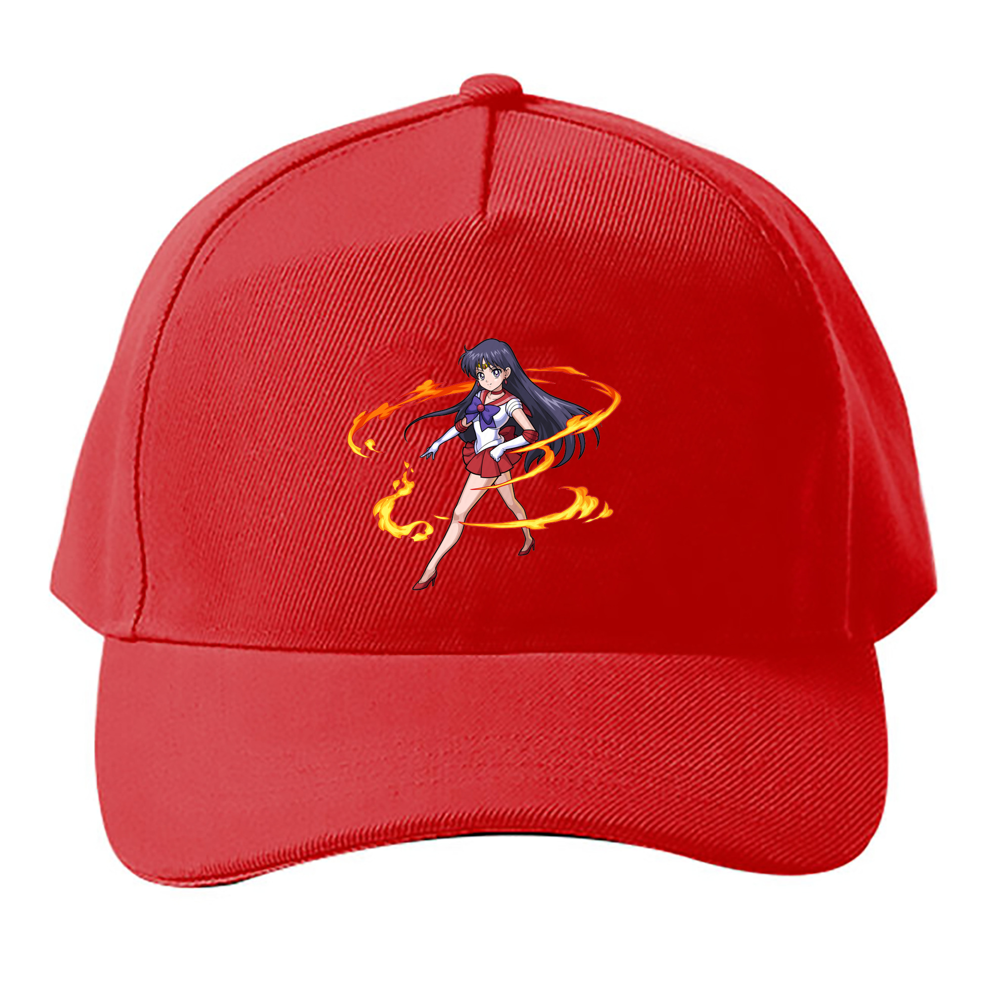 （画像用） 美少女戦士セーラームーン 火野レイ ひの レイ Sailor Moon Hino Rei （セーラーマーズ,Sailor Mars） ベースボールキャップ 綿100％ 男女兼用 帽子 スポーツ