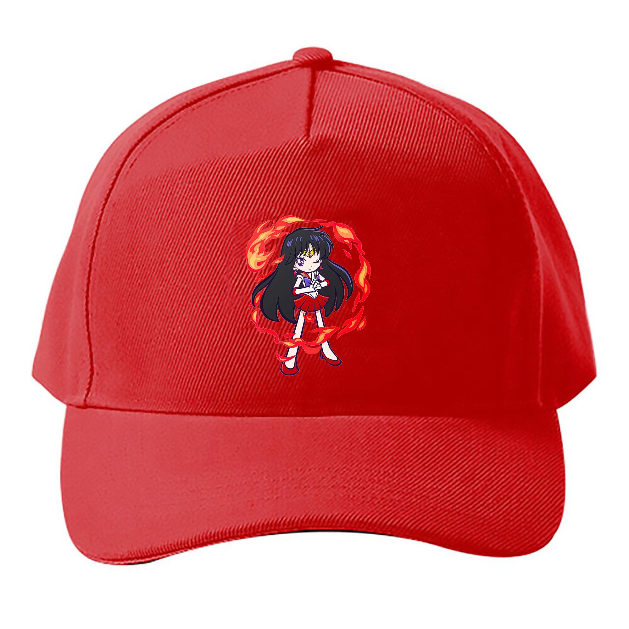 （画像用） 美少女戦士セーラームーン 火野レイ ひの レイ Sailor Moon Hino Rei （セーラーマーズ,Sailor Mars） ベースボールキャップ 綿100％ 男女兼用 帽子 スポーツ