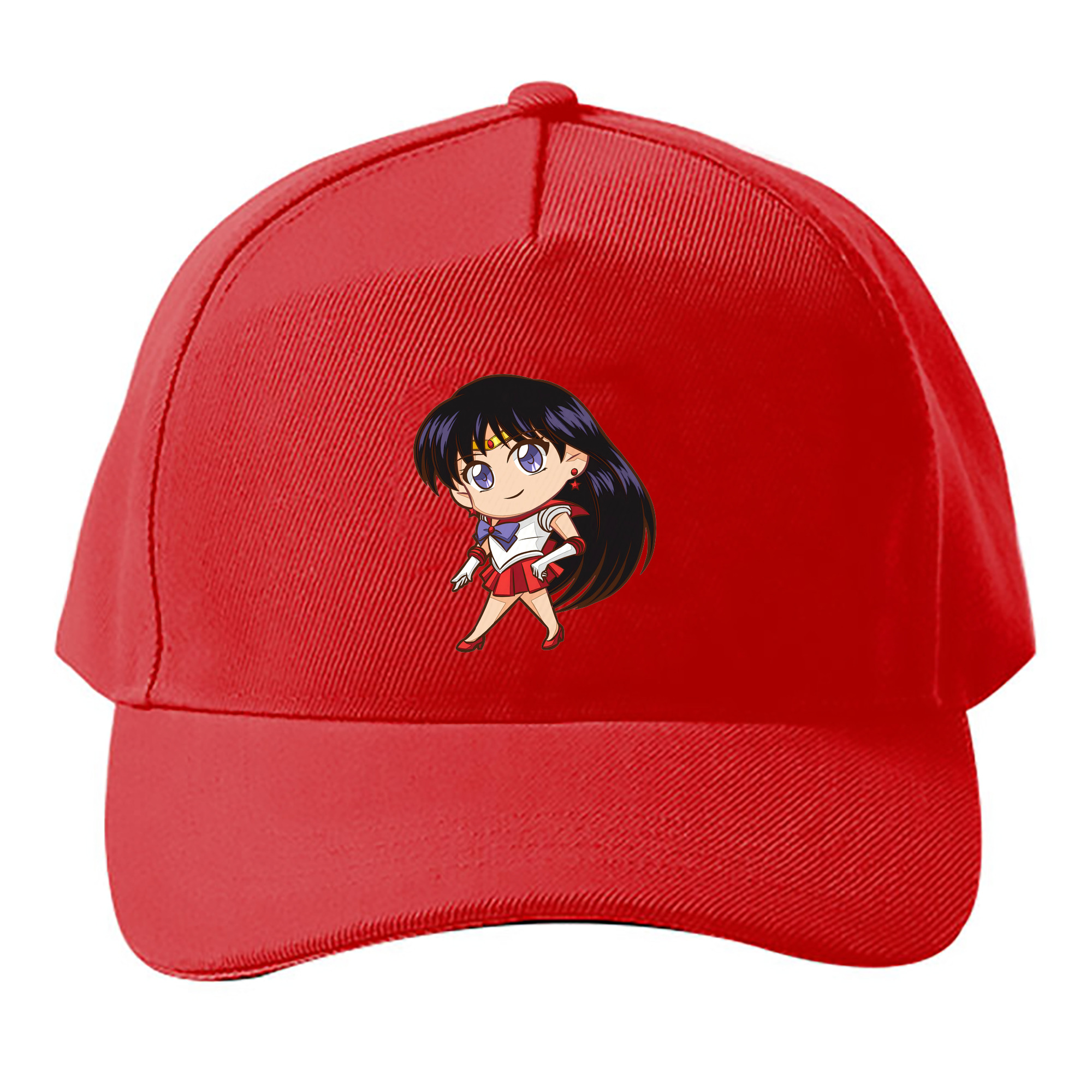 （画像用） 美少女戦士セーラームーン 火野レイ ひの レイ Sailor Moon Hino Rei （セーラーマーズ,Sailor Mars） ベースボールキャップ 綿100％ 男女兼用 帽子 スポーツ