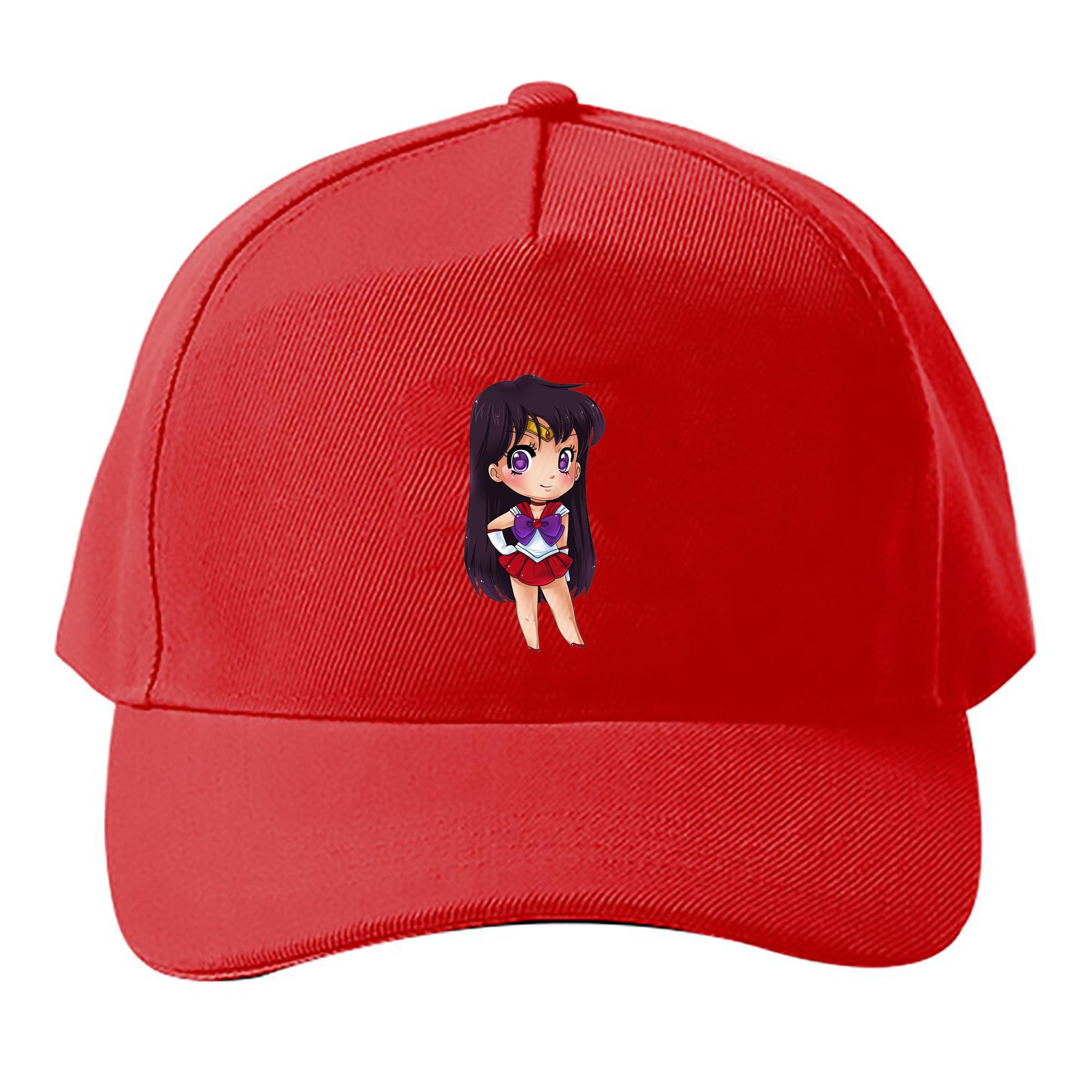 （画像用） 美少女戦士セーラームーン 火野レイ ひの レイ Sailor Moon Hino Rei （セーラーマーズ,Sailor Mars） ベースボールキャップ 綿100％ 男女兼用 帽子 スポーツ