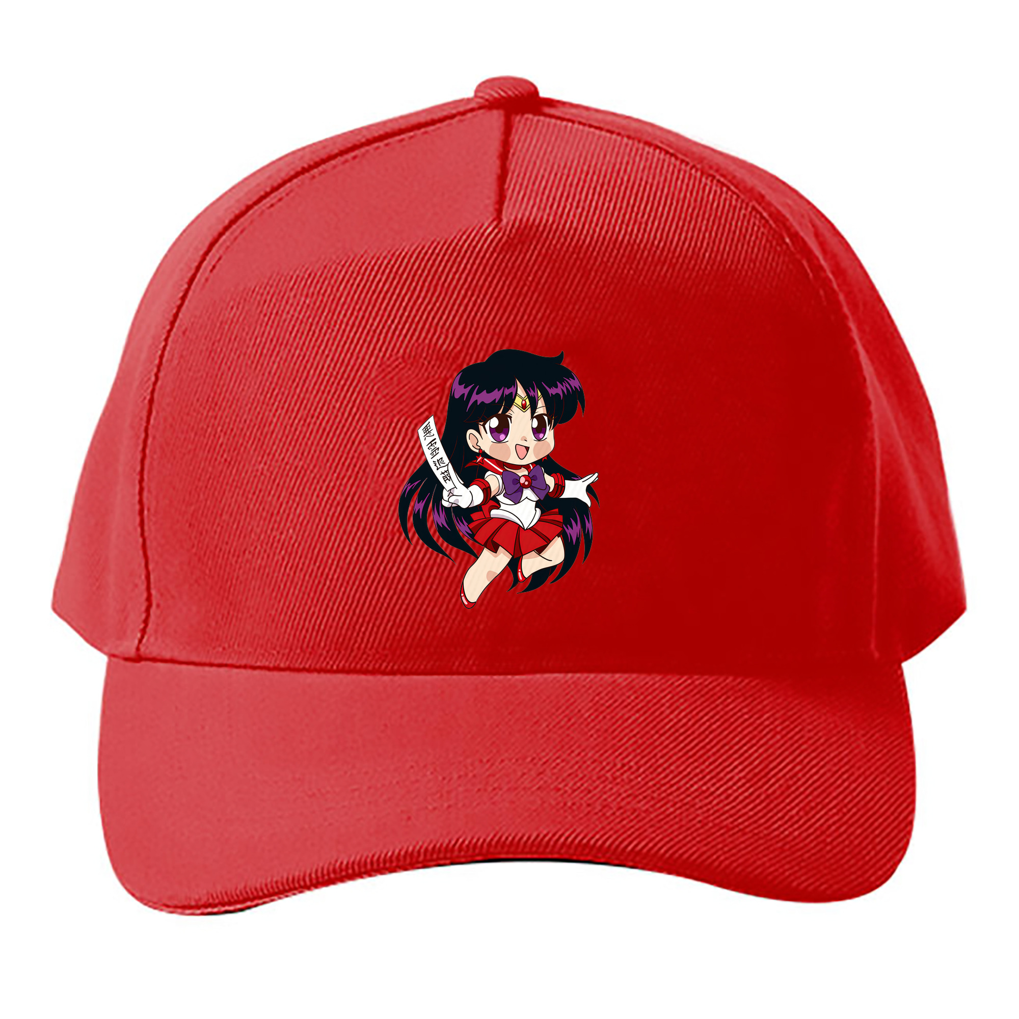 （画像用） 美少女戦士セーラームーン 火野レイ ひの レイ Sailor Moon Hino Rei （セーラーマーズ,Sailor Mars） ベースボールキャップ 綿100％ 男女兼用 帽子 スポーツ