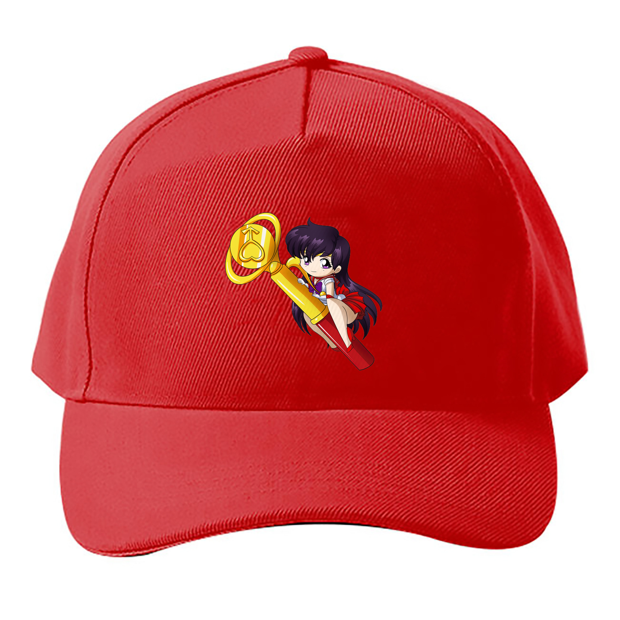 （画像用） 美少女戦士セーラームーン 火野レイ ひの レイ Sailor Moon Hino Rei （セーラーマーズ,Sailor Mars） ベースボールキャップ 綿100％ 男女兼用 帽子 スポーツ