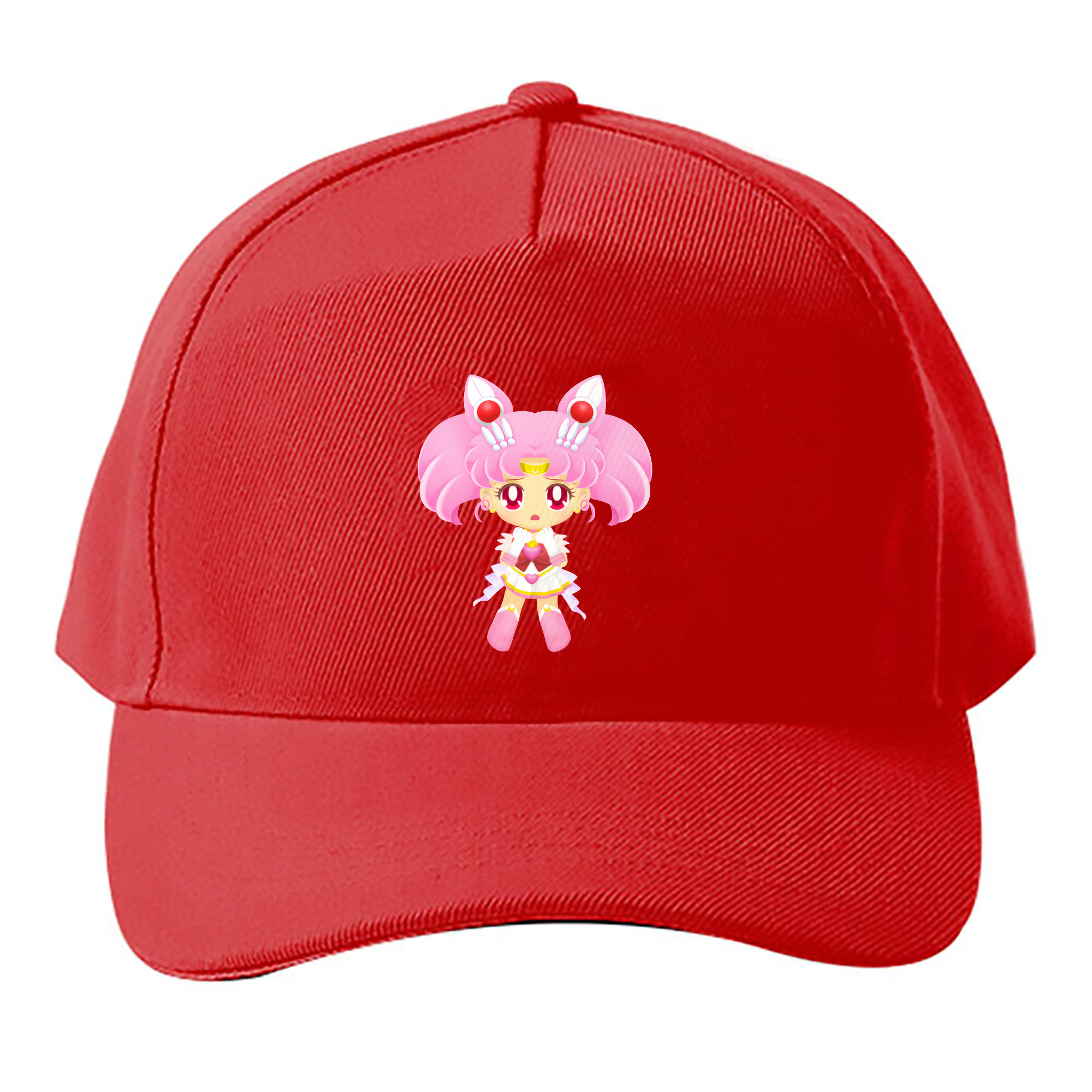（画像用） 美少女戦士セーラームーン ちびうさ Sailor Moon Chibiusa Tsukino Usagi Small Lady Serenity ベースボールキャップ 綿100％ 男女兼用 帽子 スポーツ