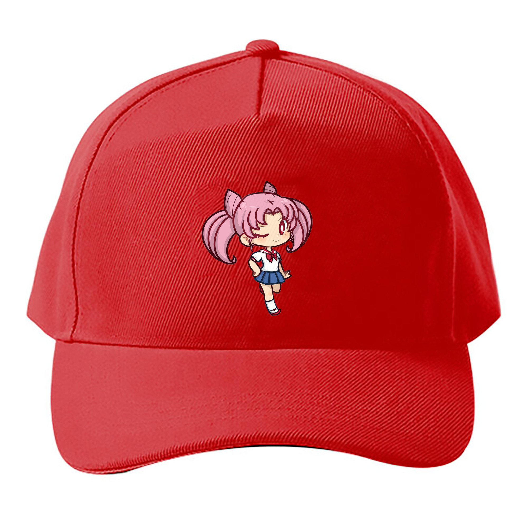 （画像用） 美少女戦士セーラームーン ちびうさ Sailor Moon Chibiusa Tsukino Usagi Small Lady Serenity ベースボールキャップ 綿100％ 男女兼用 帽子 スポーツ
