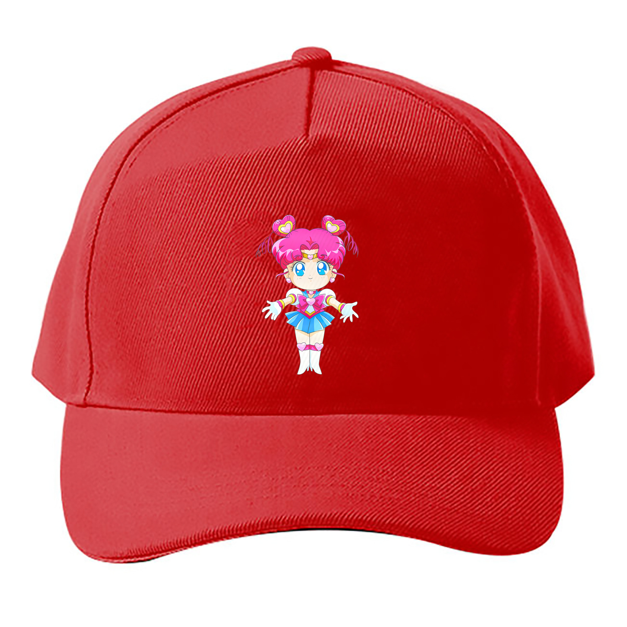 （画像用） 美少女戦士セーラームーン ちびうさ Sailor Moon Chibiusa Tsukino Usagi Small Lady Serenity ベースボールキャップ 綿100％ 男女兼用 帽子 スポーツ