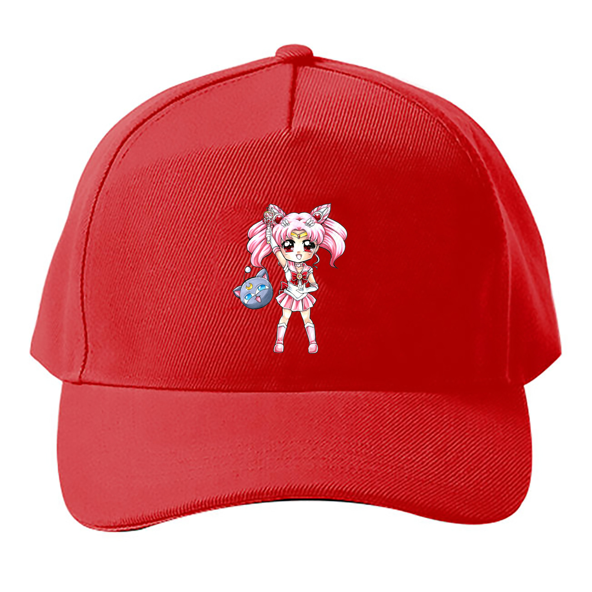 （画像用） 美少女戦士セーラームーン ちびうさ Sailor Moon Chibiusa Tsukino Usagi Small Lady Serenity ベースボールキャップ 綿100％ 男女兼用 帽子 スポーツ