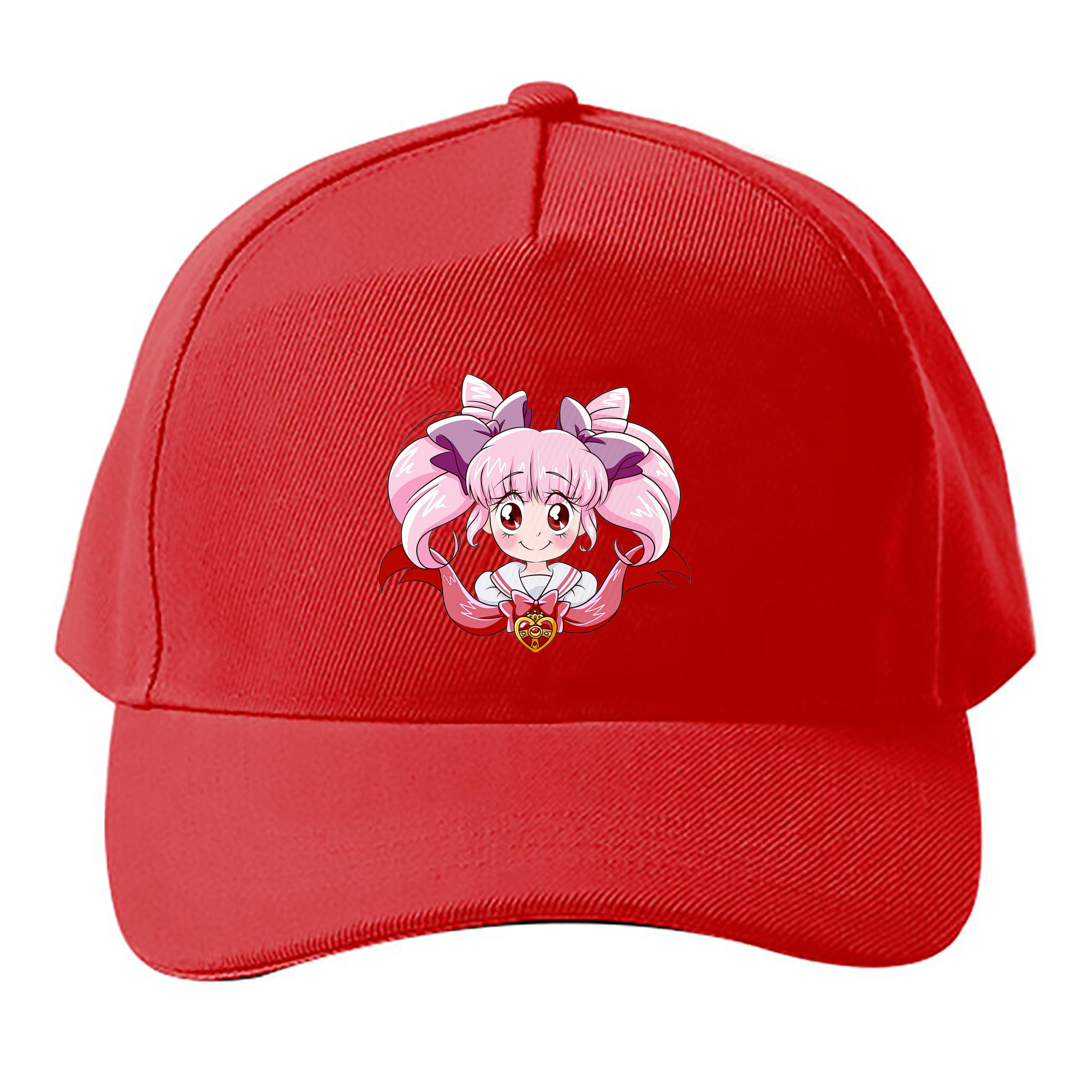 （画像用） 美少女戦士セーラームーン ちびうさ Sailor Moon Chibiusa Tsukino Usagi Small Lady Serenity ベースボールキャップ 綿100％ 男女兼用 帽子 スポーツ