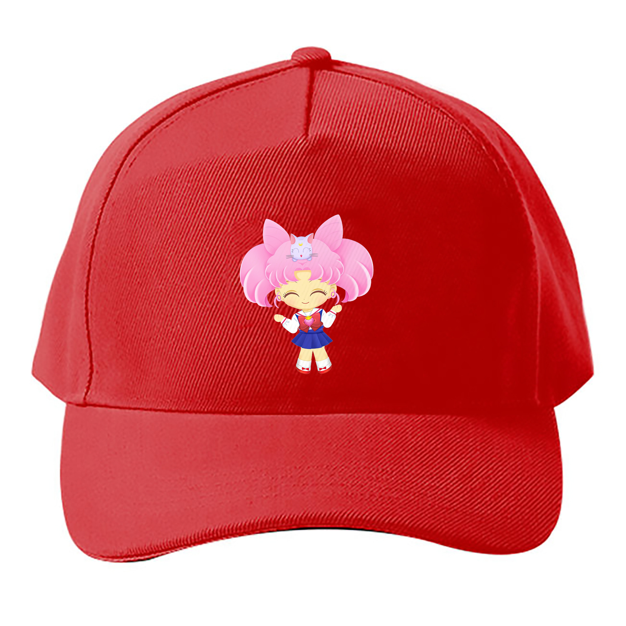 （画像用） 美少女戦士セーラームーン ちびうさ Sailor Moon Chibiusa Tsukino Usagi Small Lady Serenity ベースボールキャップ 綿100％ 男女兼用 帽子 スポーツ