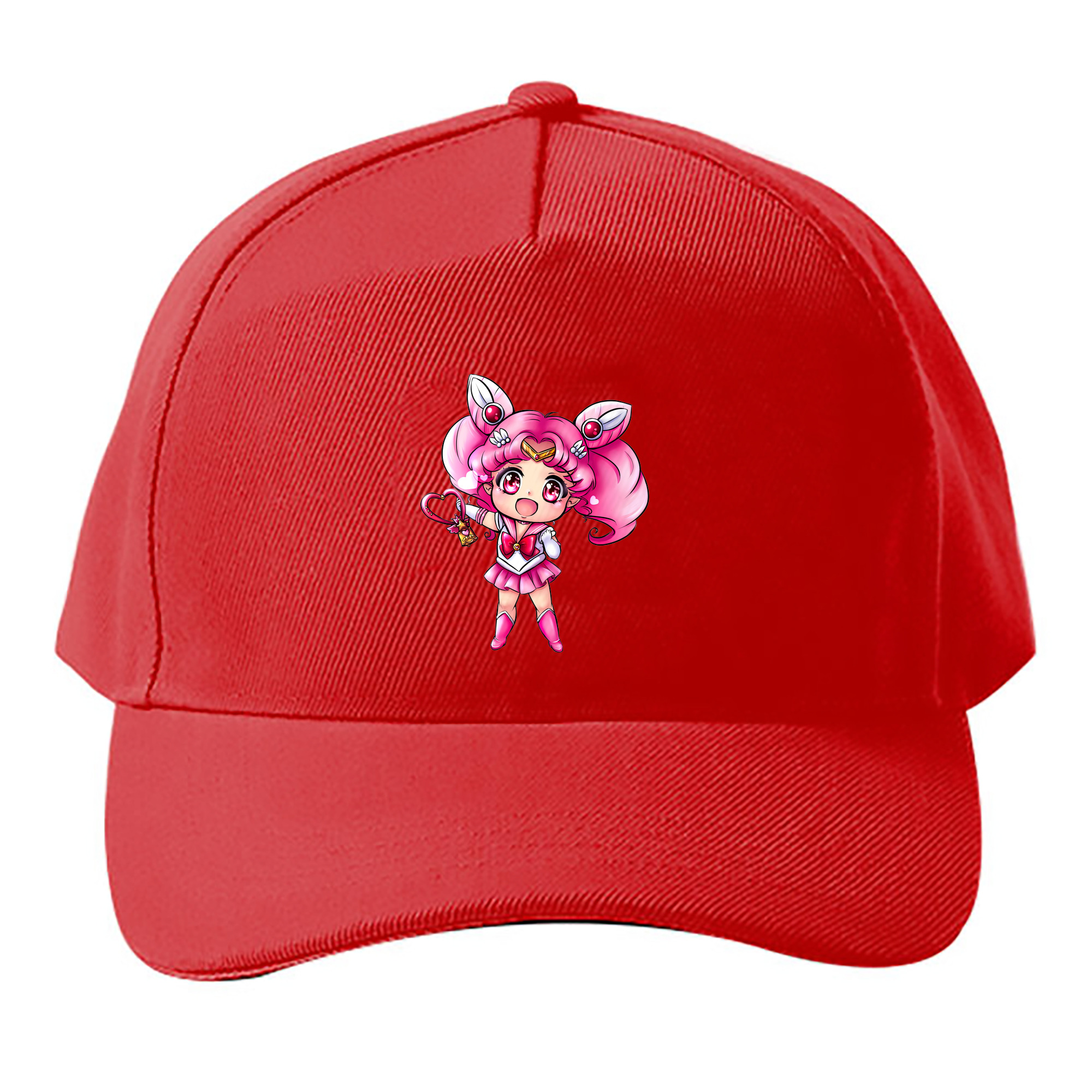 （画像用） 美少女戦士セーラームーン ちびうさ Sailor Moon Chibiusa Tsukino Usagi Small Lady Serenity ベースボールキャップ 綿100％ 男女兼用 帽子 スポーツ