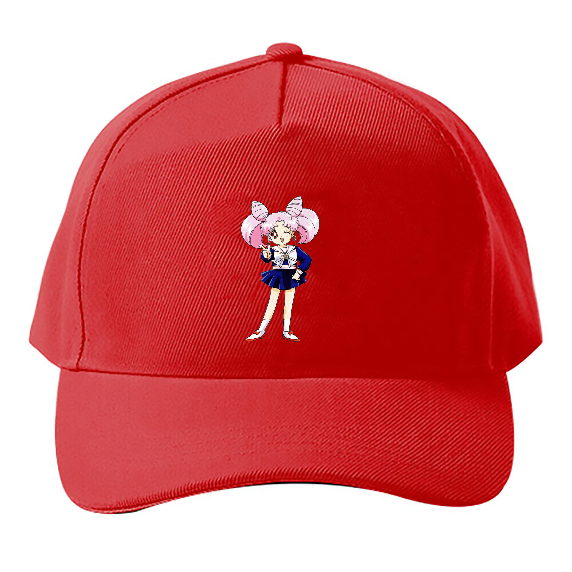 （画像用） 美少女戦士セーラームーン ちびうさ Sailor Moon Chibiusa Tsukino Usagi Small Lady Serenity ベースボールキャップ 綿100％ 男女兼用 帽子 スポーツ