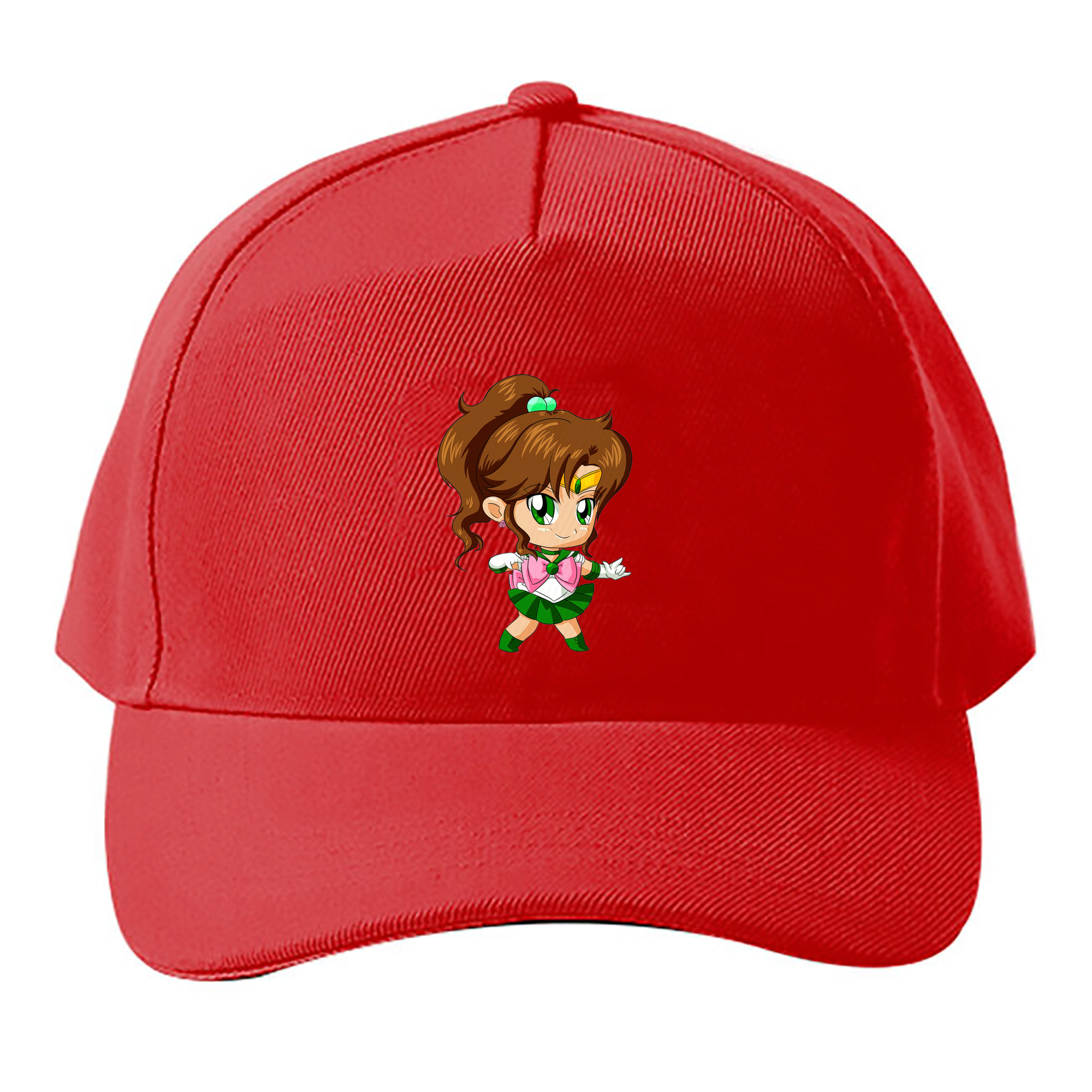 （画像用） 美少女戦士セーラームーン 木野 まこと きの まこと Sailor Moon Kino Makoto （セーラージュピター；Sailor Jupiter） ベースボールキャップ 綿100％ 男女兼用 帽子 スポーツ