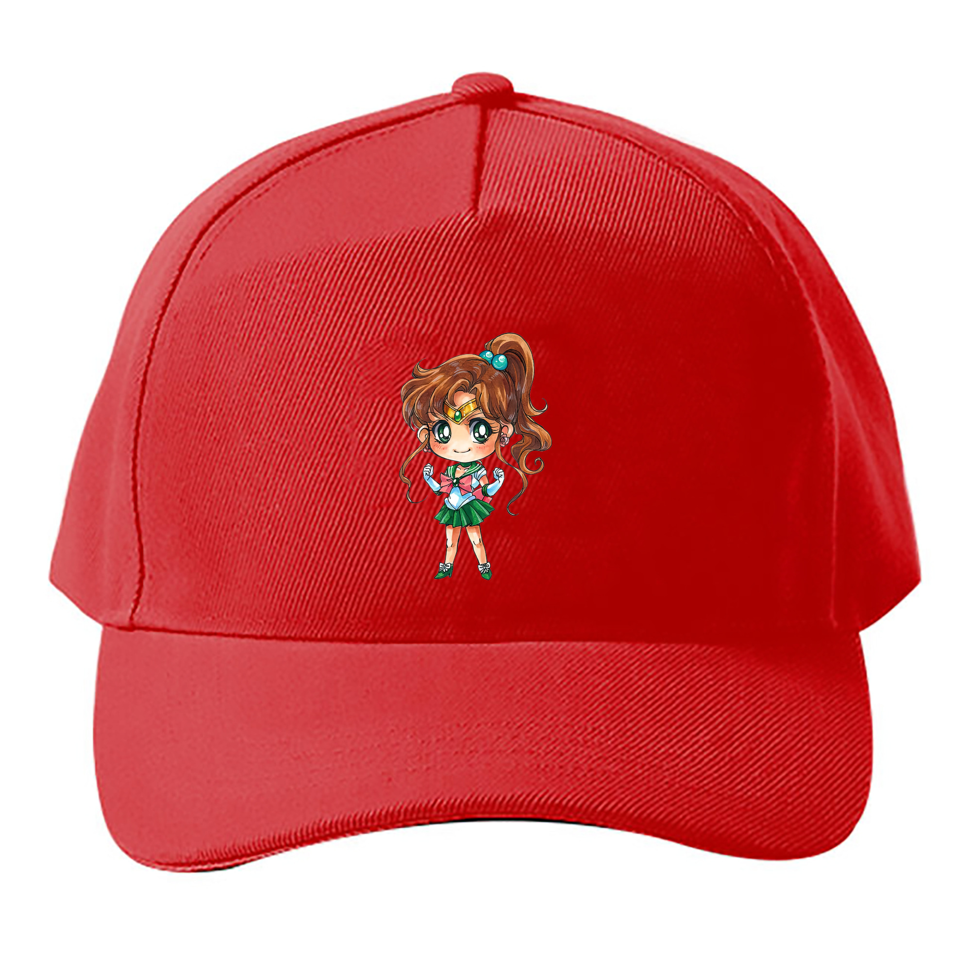 （画像用） 美少女戦士セーラームーン 木野 まこと きの まこと Sailor Moon Kino Makoto （セーラージュピター；Sailor Jupiter） ベースボールキャップ 綿100％ 男女兼用 帽子 スポーツ