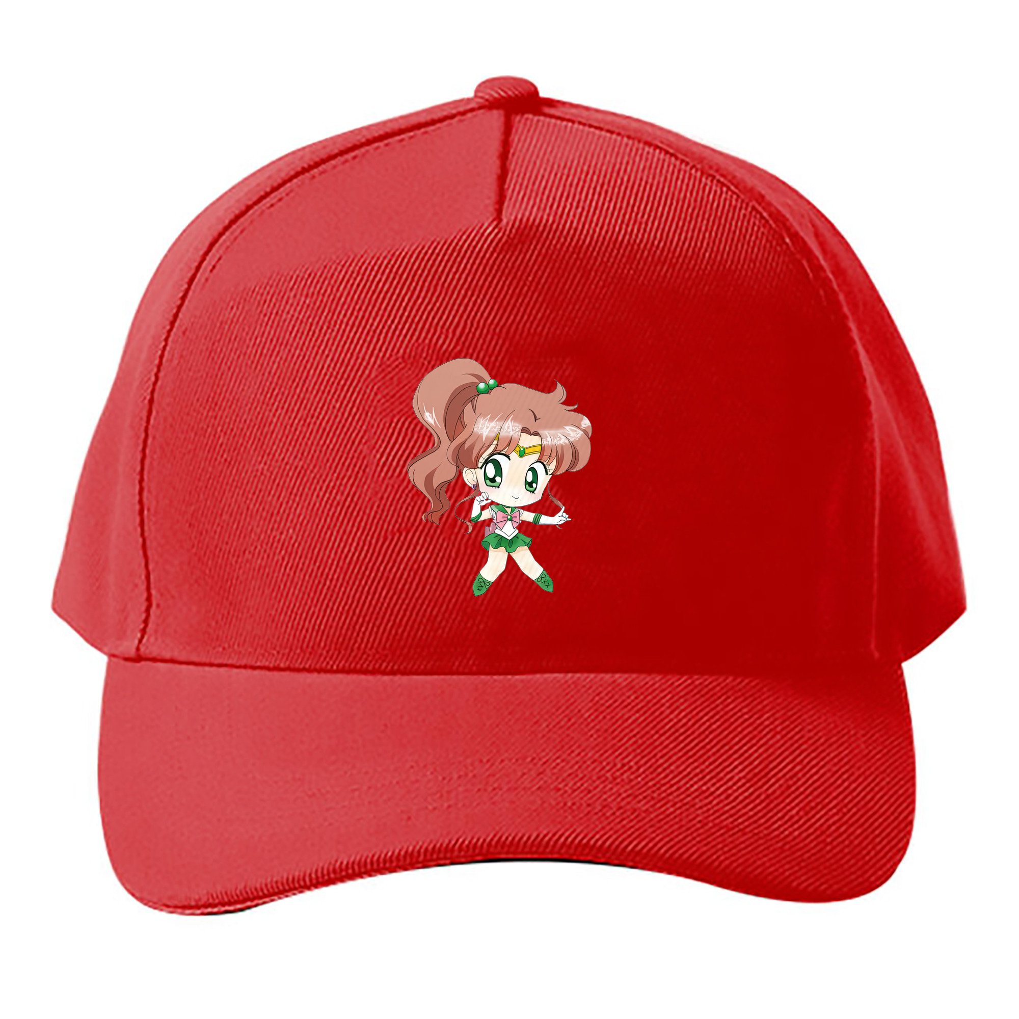（画像用） 美少女戦士セーラームーン 木野 まこと きの まこと Sailor Moon Kino Makoto （セーラージュピター；Sailor Jupiter） ベースボールキャップ 綿100％ 男女兼用 帽子 スポーツ