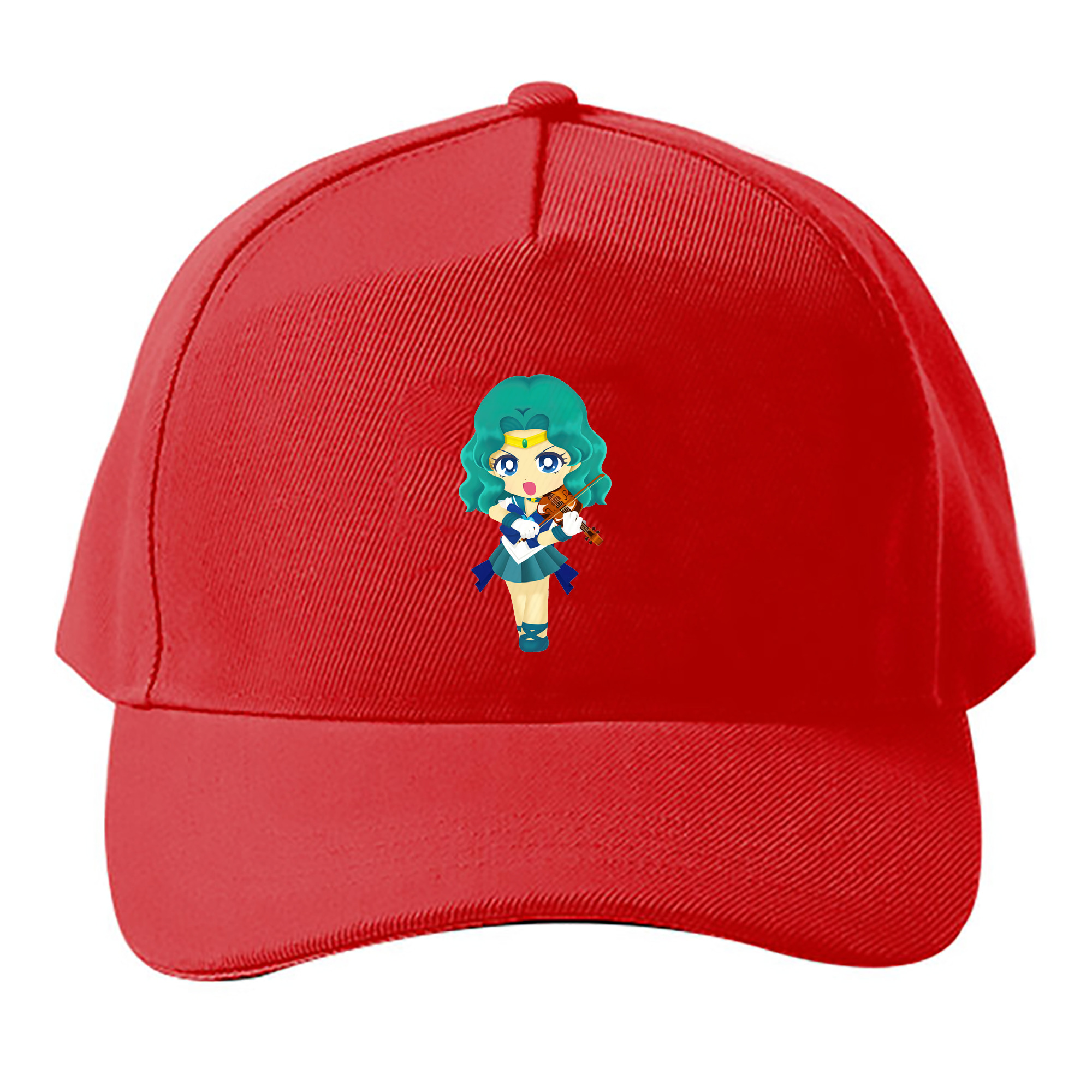 （画像用） 美少女戦士セーラームーン 海王 みちる（かいおう みちる） Sailor Moon Kaiou Michiru ベースボールキャップ 綿100％ 男女兼用 帽子 スポーツ