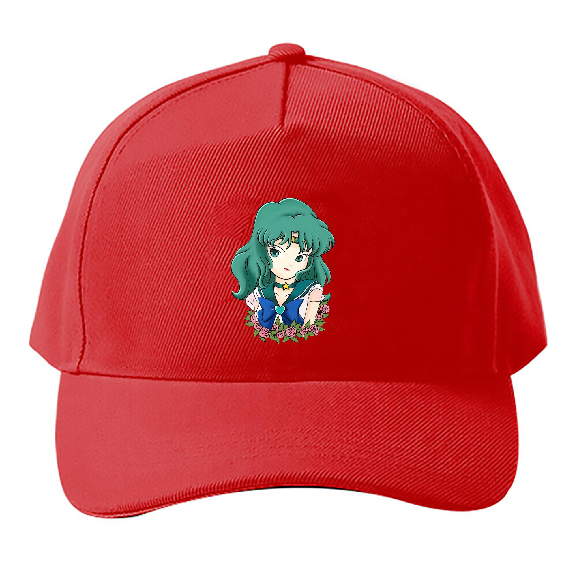 （画像用） 美少女戦士セーラームーン 海王 みちる（かいおう みちる） Sailor Moon Kaiou Michiru ベースボールキャップ 綿100％ 男女兼用 帽子 スポーツ