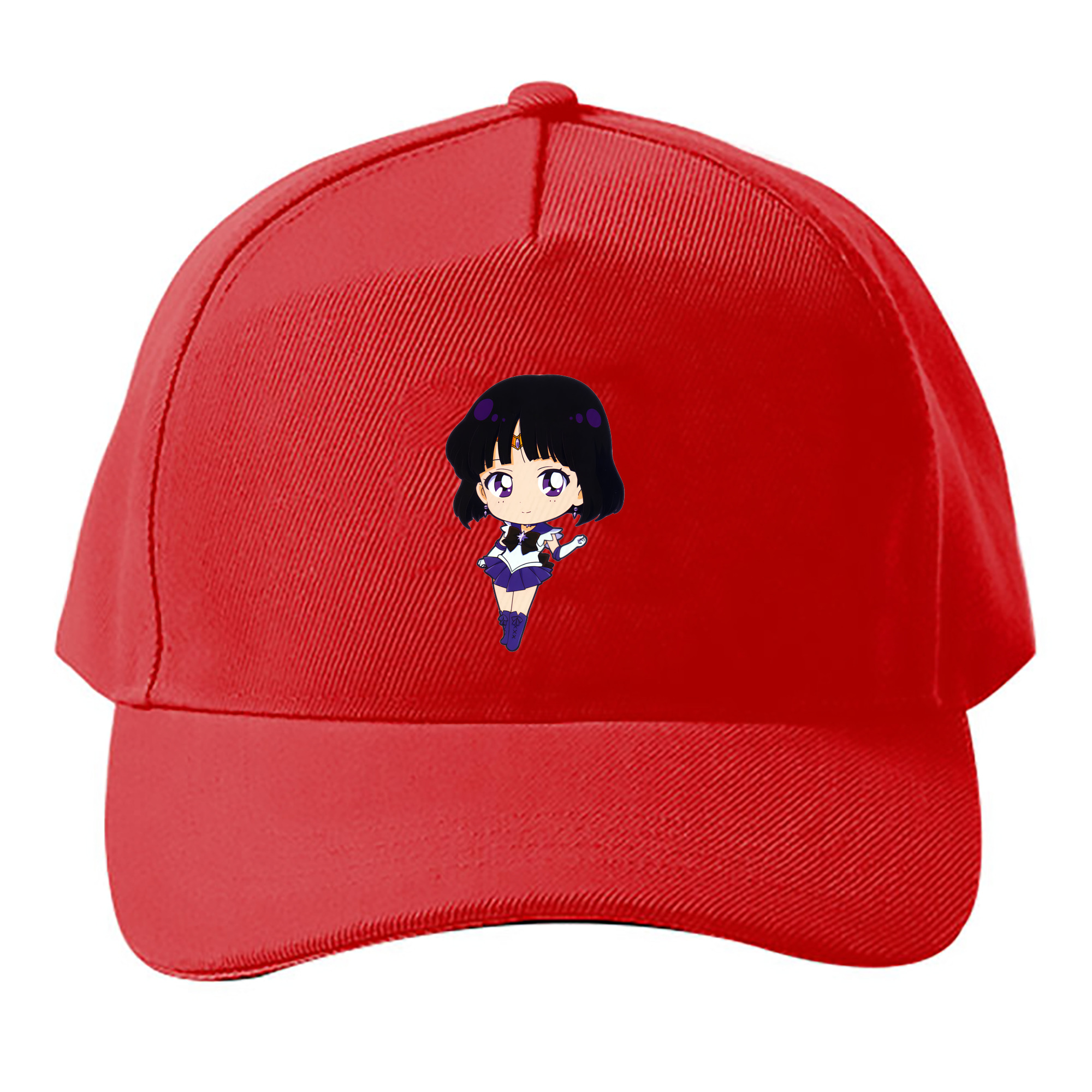 （画像用） 美少女戦士セーラームーン 土萠ほたる Sailor Moon Tomoe Hotaru （セーラーサターン；Sailor Saturn） ベースボールキャップ 綿100％ 男女兼用 帽子 スポーツ