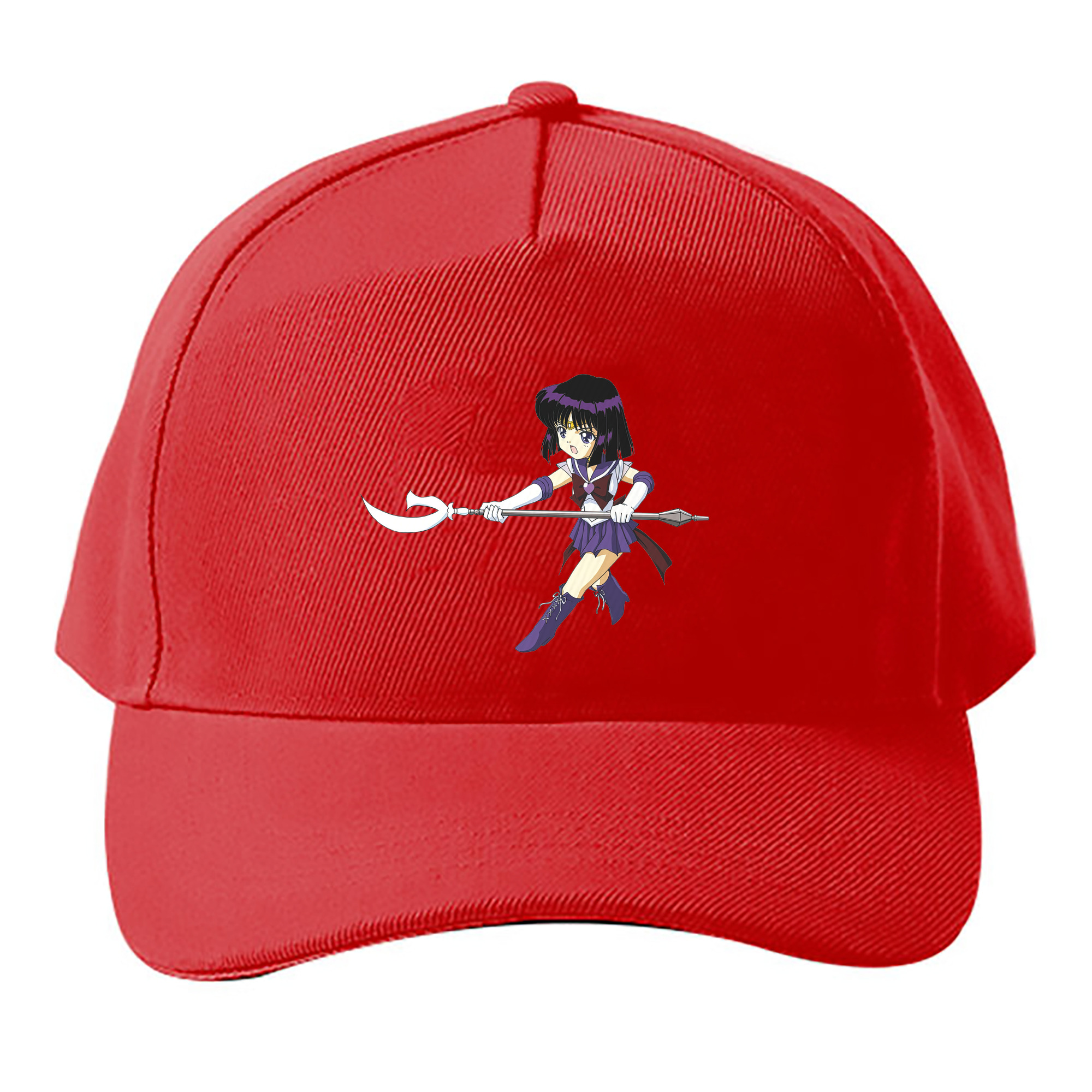（画像用） 美少女戦士セーラームーン 土萠ほたる Sailor Moon Tomoe Hotaru （セーラーサターン；Sailor Saturn） ベースボールキャップ 綿100％ 男女兼用 帽子 スポーツ