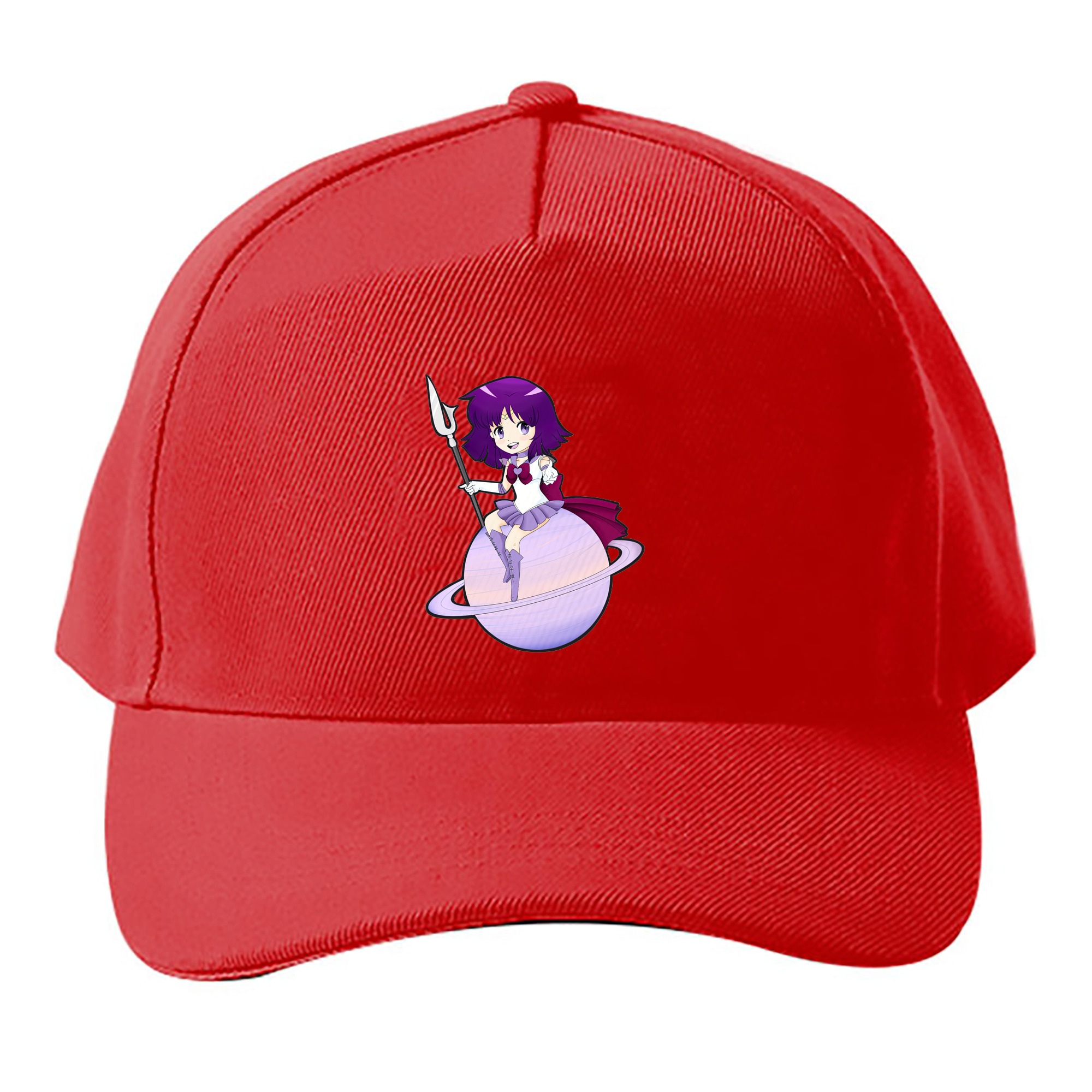 （画像用） 美少女戦士セーラームーン 土萠ほたる Sailor Moon Tomoe Hotaru （セーラーサターン；Sailor Saturn） ベースボールキャップ 綿100％ 男女兼用 帽子 スポーツ