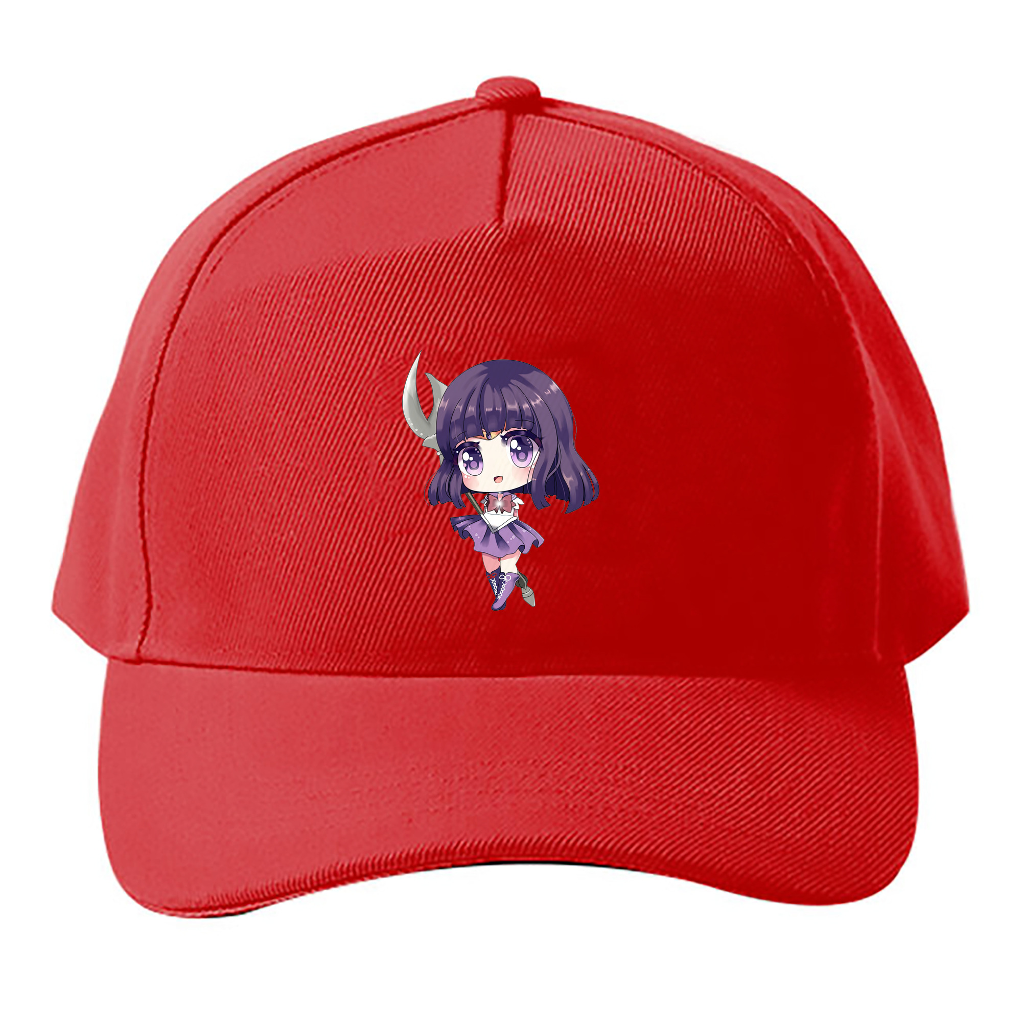 （画像用） 美少女戦士セーラームーン 土萠ほたる Sailor Moon Tomoe Hotaru （セーラーサターン；Sailor Saturn） ベースボールキャップ 綿100％ 男女兼用 帽子 スポーツ