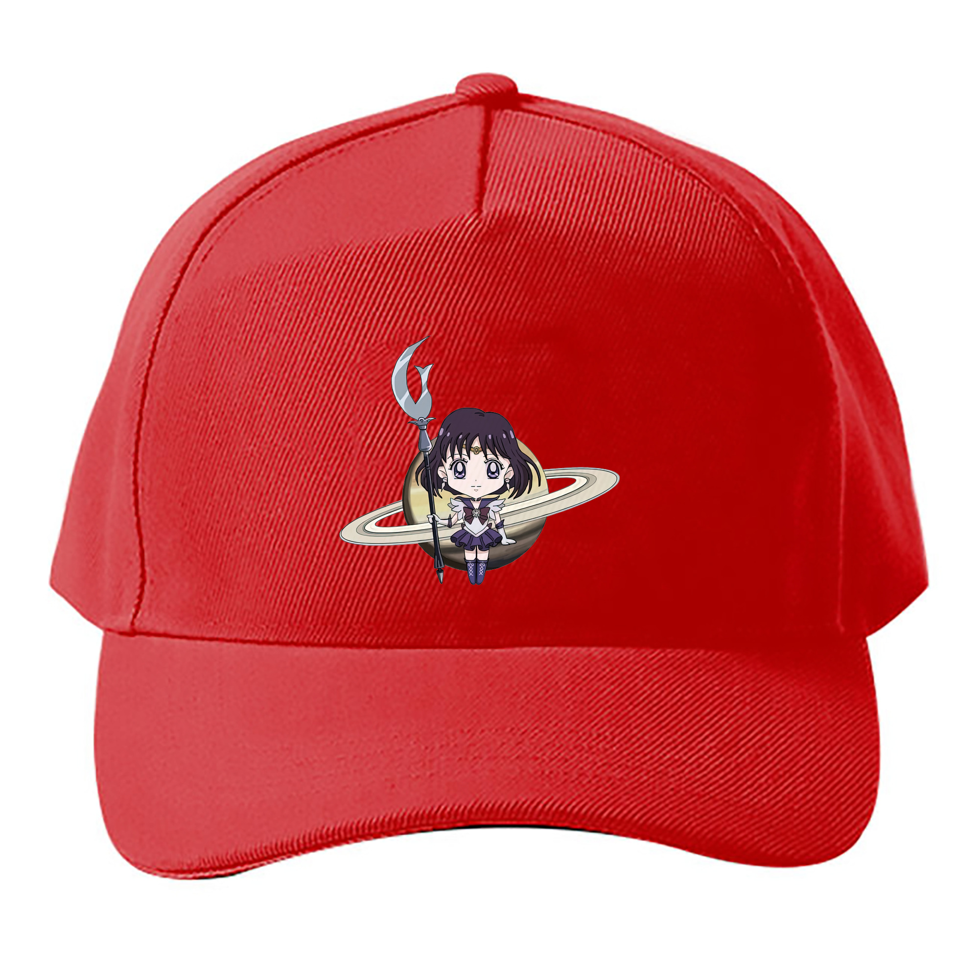 （画像用） 美少女戦士セーラームーン 土萠ほたる Sailor Moon Tomoe Hotaru （セーラーサターン；Sailor Saturn） ベースボールキャップ 綿100％ 男女兼用 帽子 スポーツ