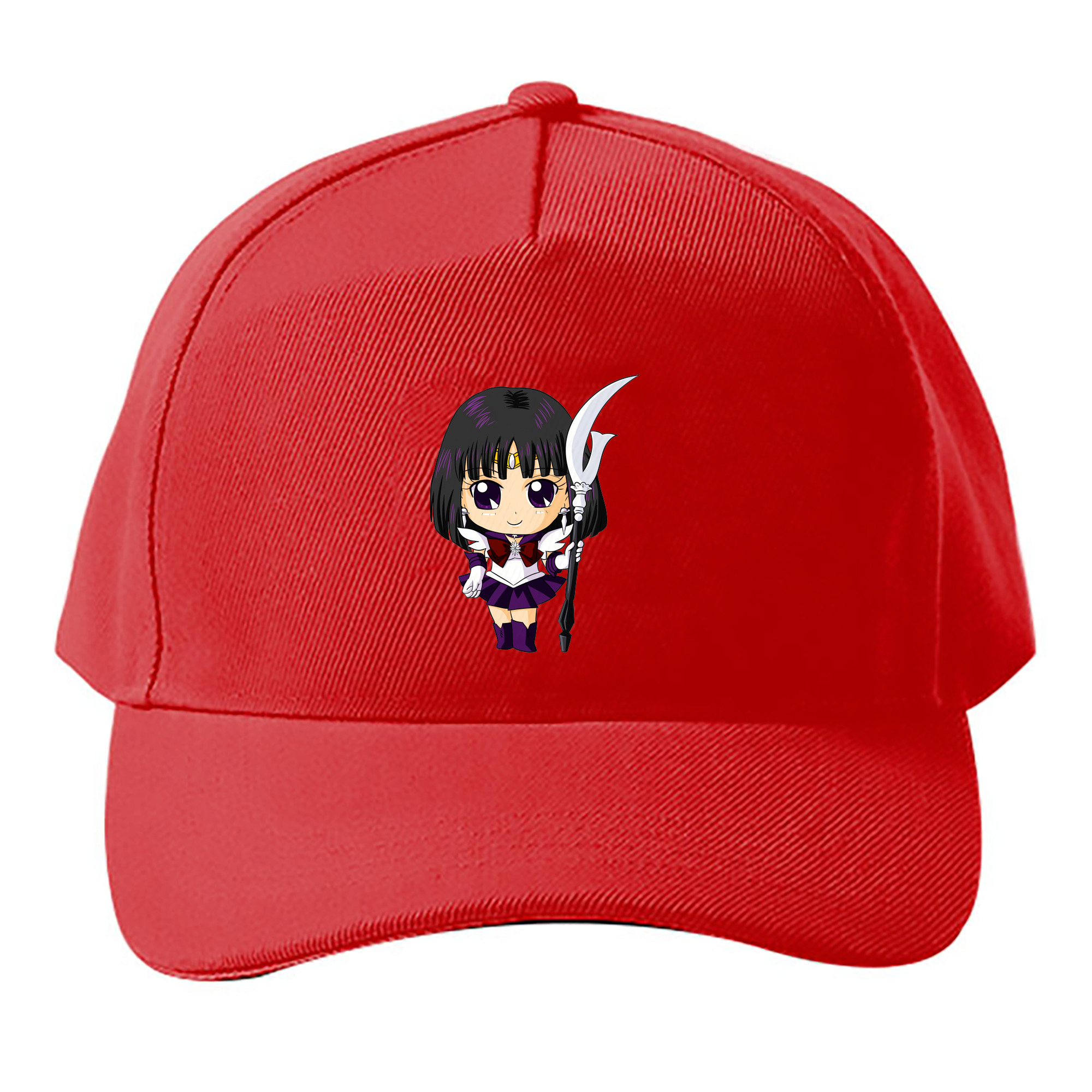 （画像用） 美少女戦士セーラームーン 土萠ほたる Sailor Moon Tomoe Hotaru （セーラーサターン；Sailor Saturn） ベースボールキャップ 綿100％ 男女兼用 帽子 スポーツ