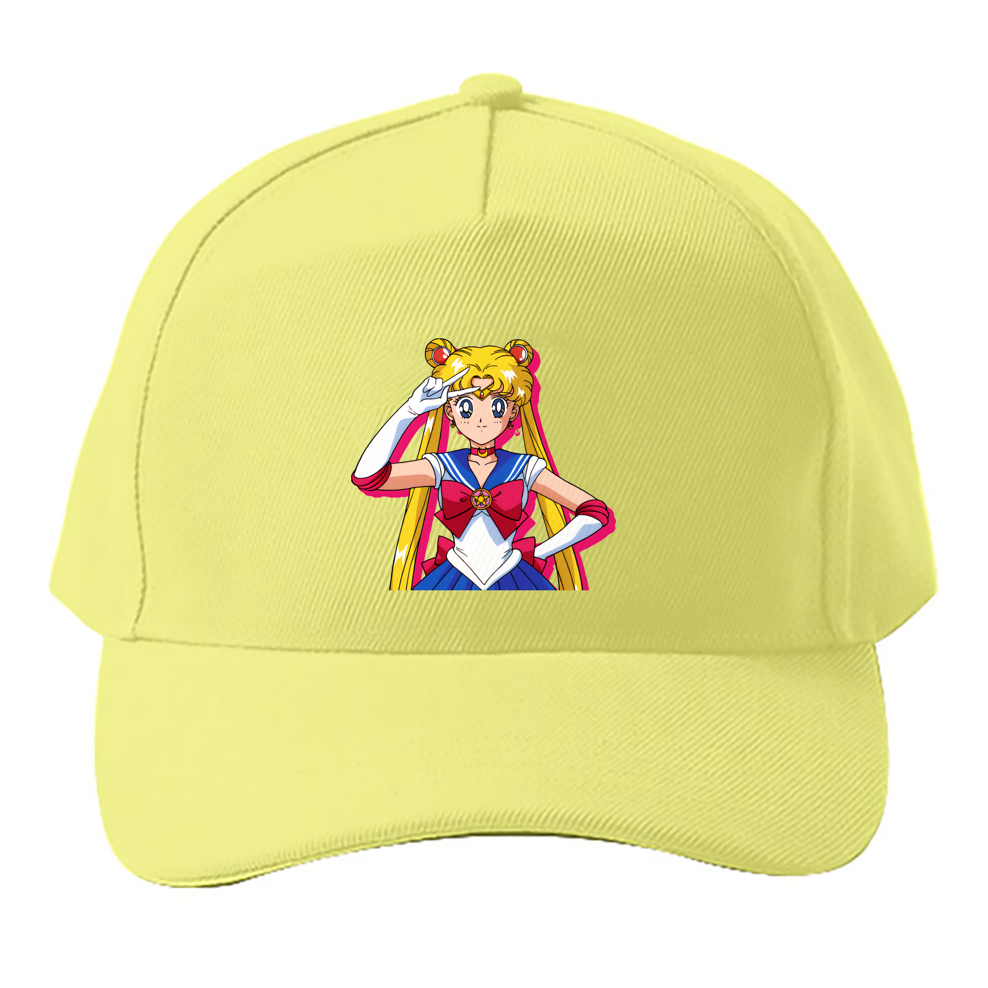 （画像用） 美少女戦士セーラームーン 月野 うさぎ つきの うさぎ Sailor Moon Tsukino Usagi ベースボールキャップ 綿100％ 男女兼用 帽子 スポーツ