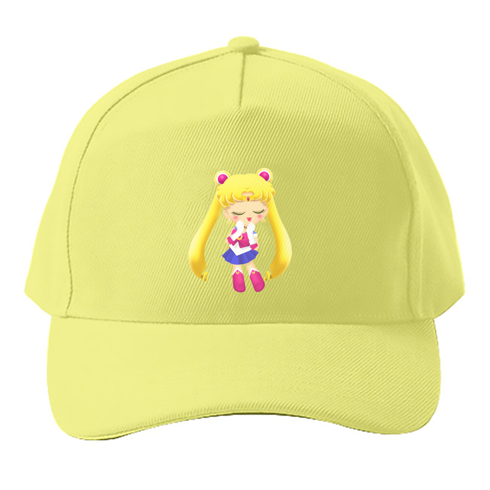 （画像用） 美少女戦士セーラームーン 月野 うさぎ つきの うさぎ Sailor Moon Tsukino Usagi ベースボールキャップ 綿100％ 男女兼用 帽子 スポーツ
