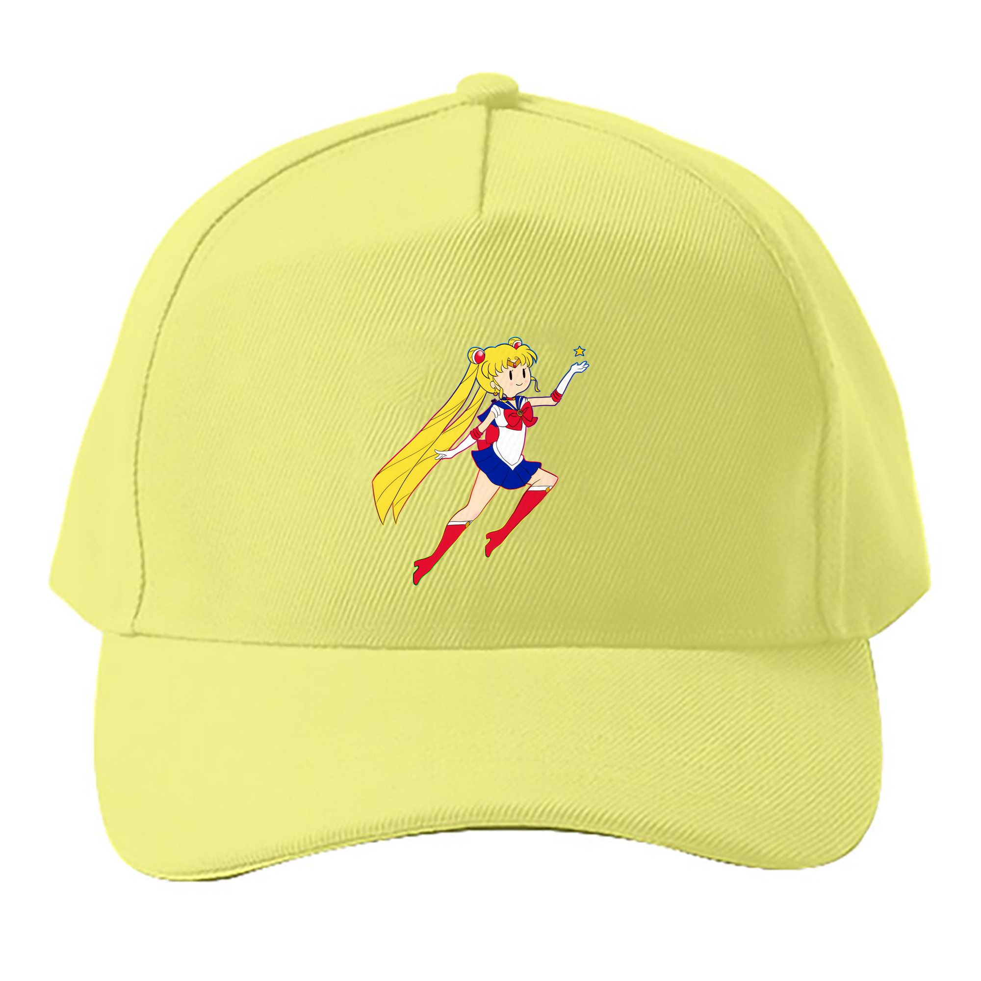 （画像用） 美少女戦士セーラームーン 月野 うさぎ つきの うさぎ Sailor Moon Tsukino Usagi ベースボールキャップ 綿100％ 男女兼用 帽子 スポーツ