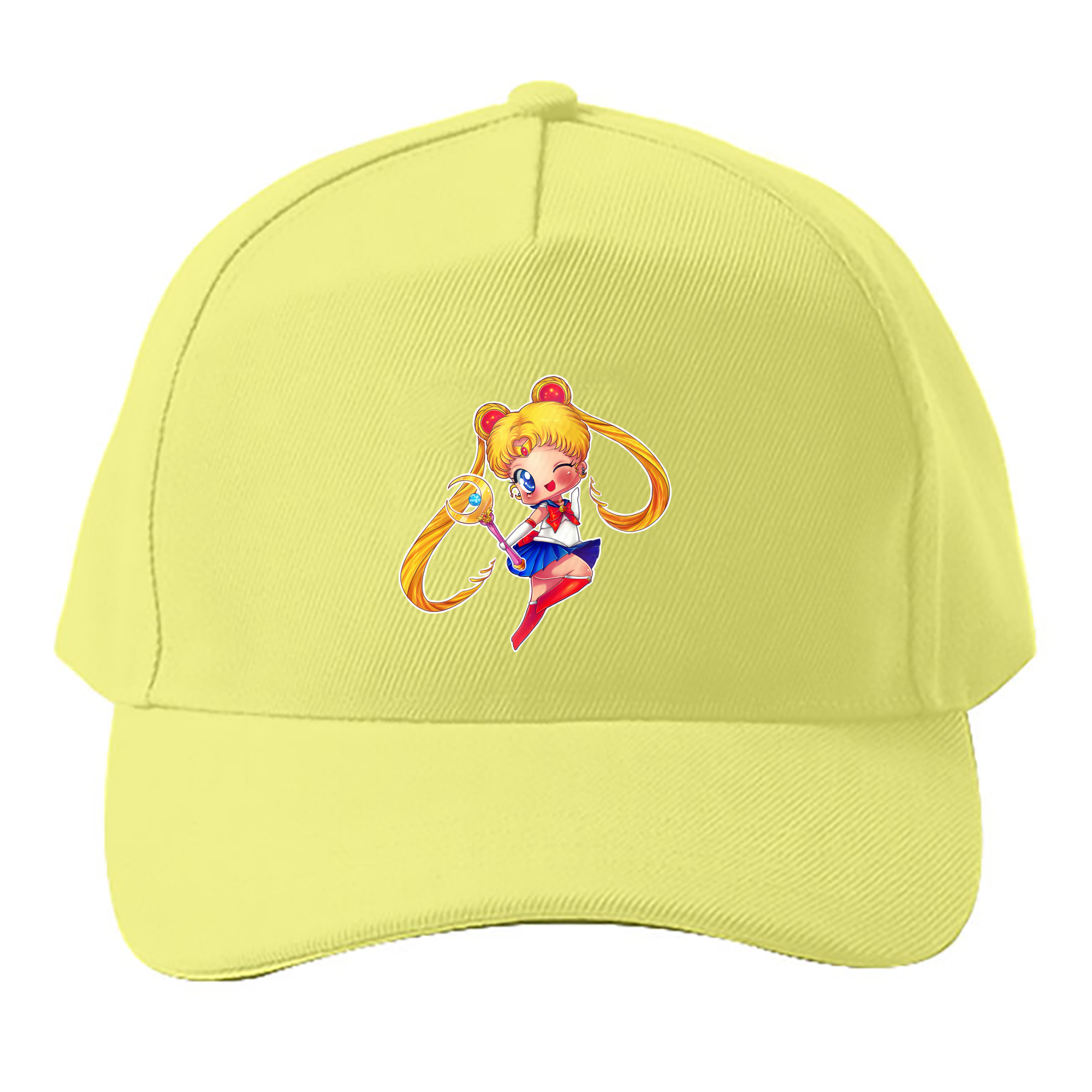 （画像用） 美少女戦士セーラームーン 月野 うさぎ つきの うさぎ Sailor Moon Tsukino Usagi ベースボールキャップ 綿100％ 男女兼用 帽子 スポーツ