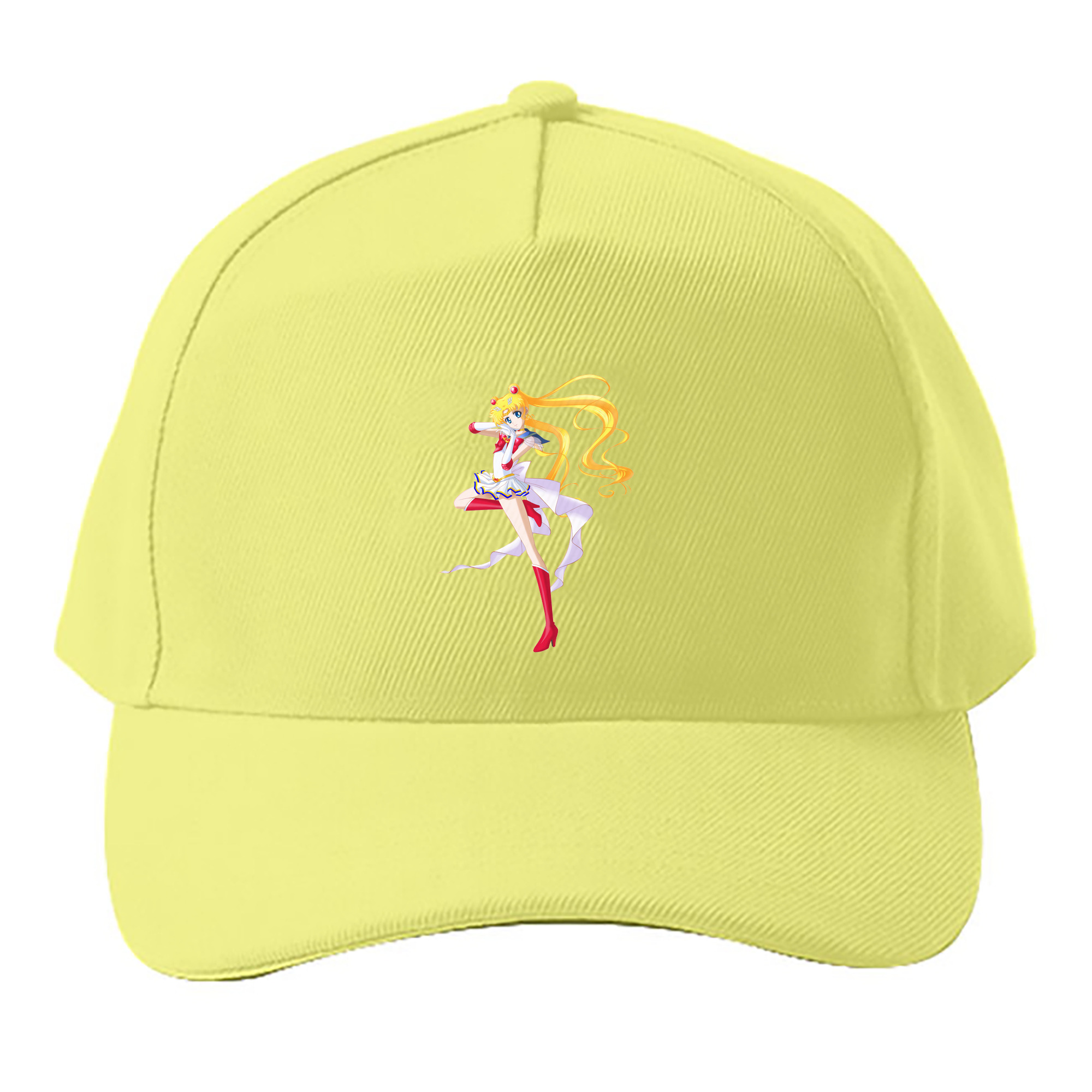 （画像用） 美少女戦士セーラームーン 月野 うさぎ つきの うさぎ Sailor Moon Tsukino Usagi ベースボールキャップ 綿100％ 男女兼用 帽子 スポーツ