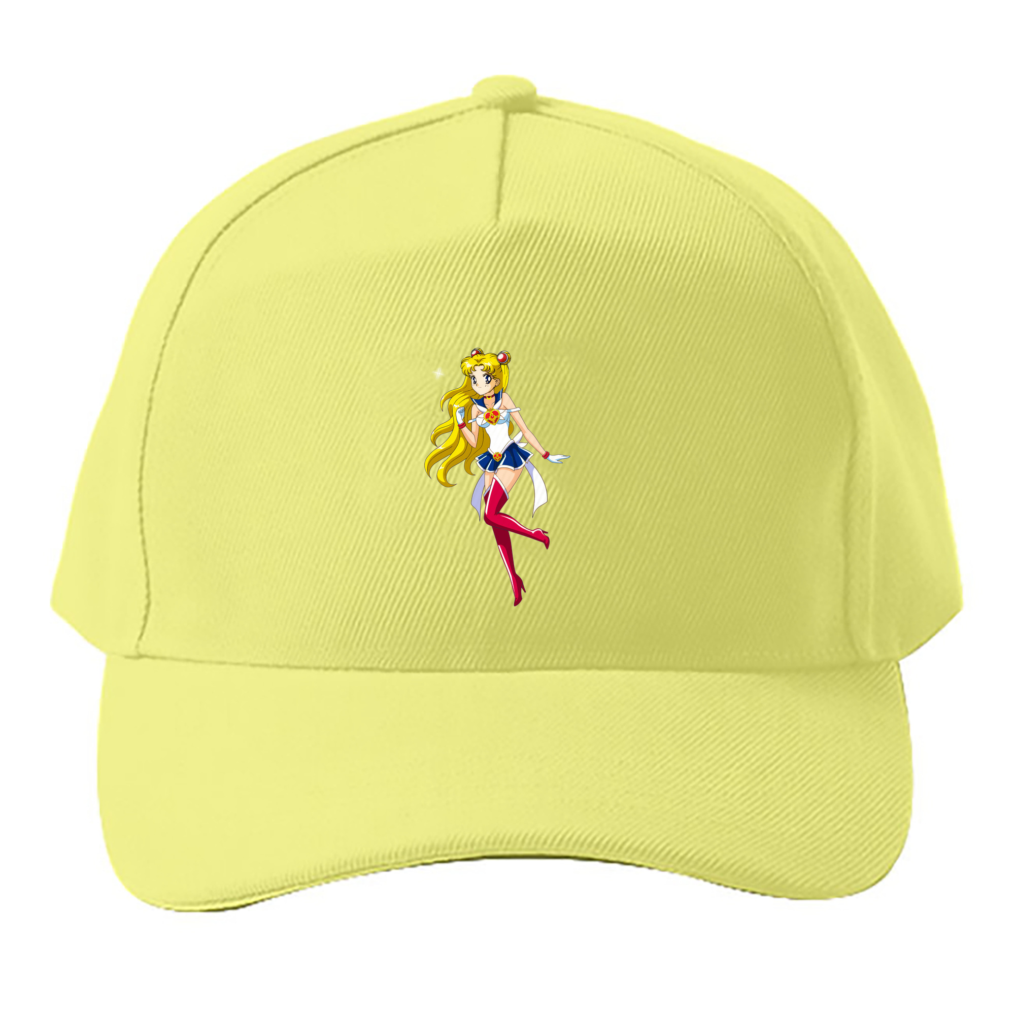 （画像用） 美少女戦士セーラームーン 月野 うさぎ つきの うさぎ Sailor Moon Tsukino Usagi ベースボールキャップ 綿100％ 男女兼用 帽子 スポーツ