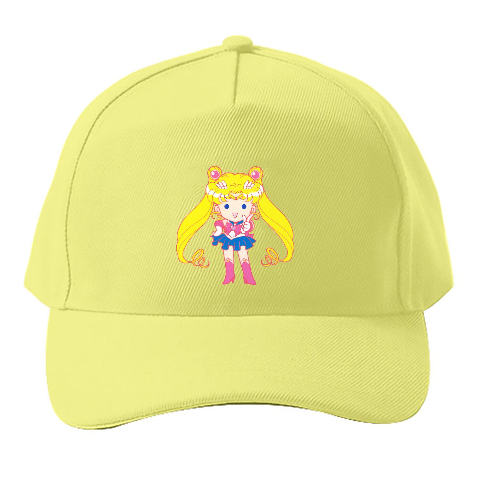（画像用） 美少女戦士セーラームーン 月野 うさぎ つきの うさぎ Sailor Moon Tsukino Usagi ベースボールキャップ 綿100％ 男女兼用 帽子 スポーツ