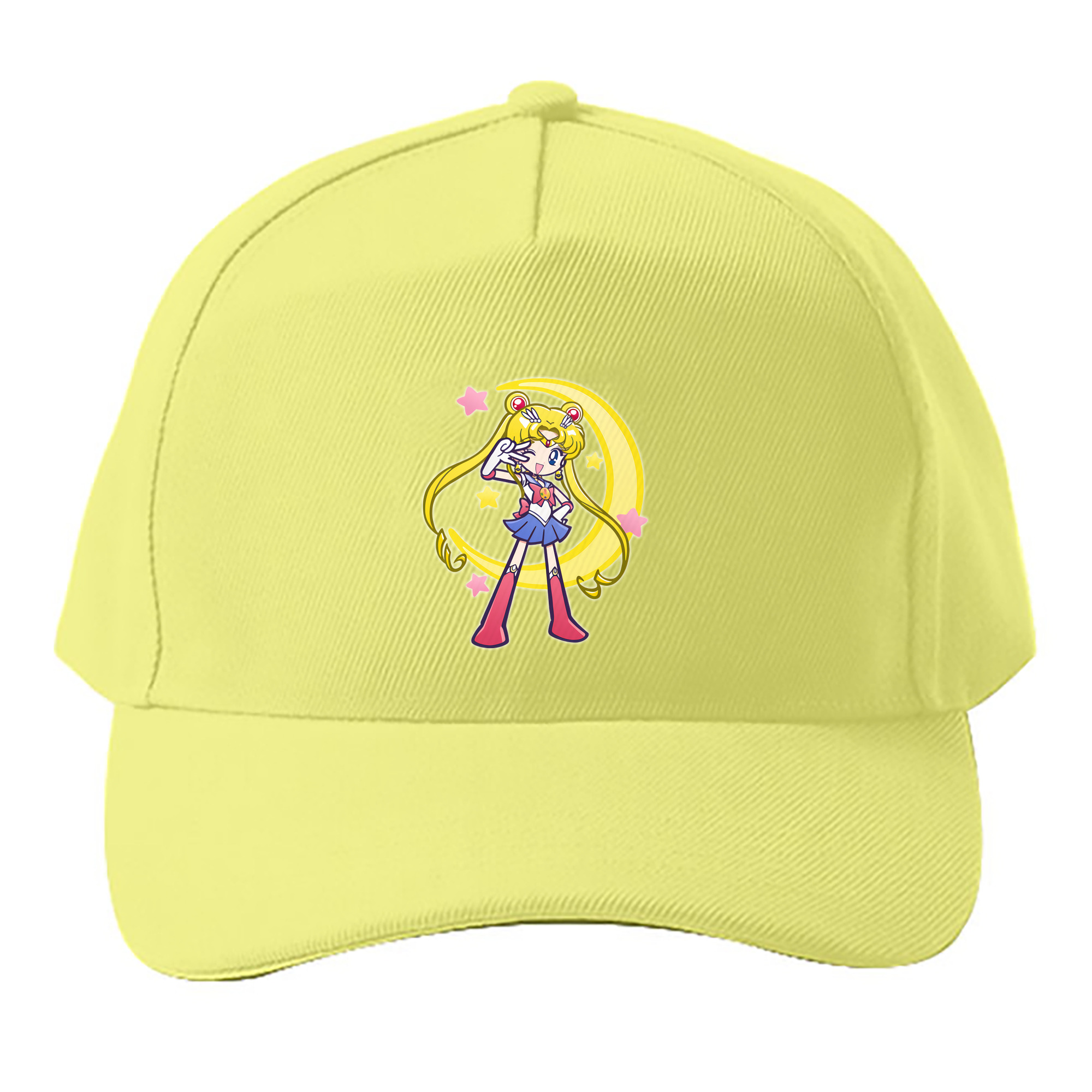 （画像用） 美少女戦士セーラームーン 月野 うさぎ つきの うさぎ Sailor Moon Tsukino Usagi ベースボールキャップ 綿100％ 男女兼用 帽子 スポーツ
