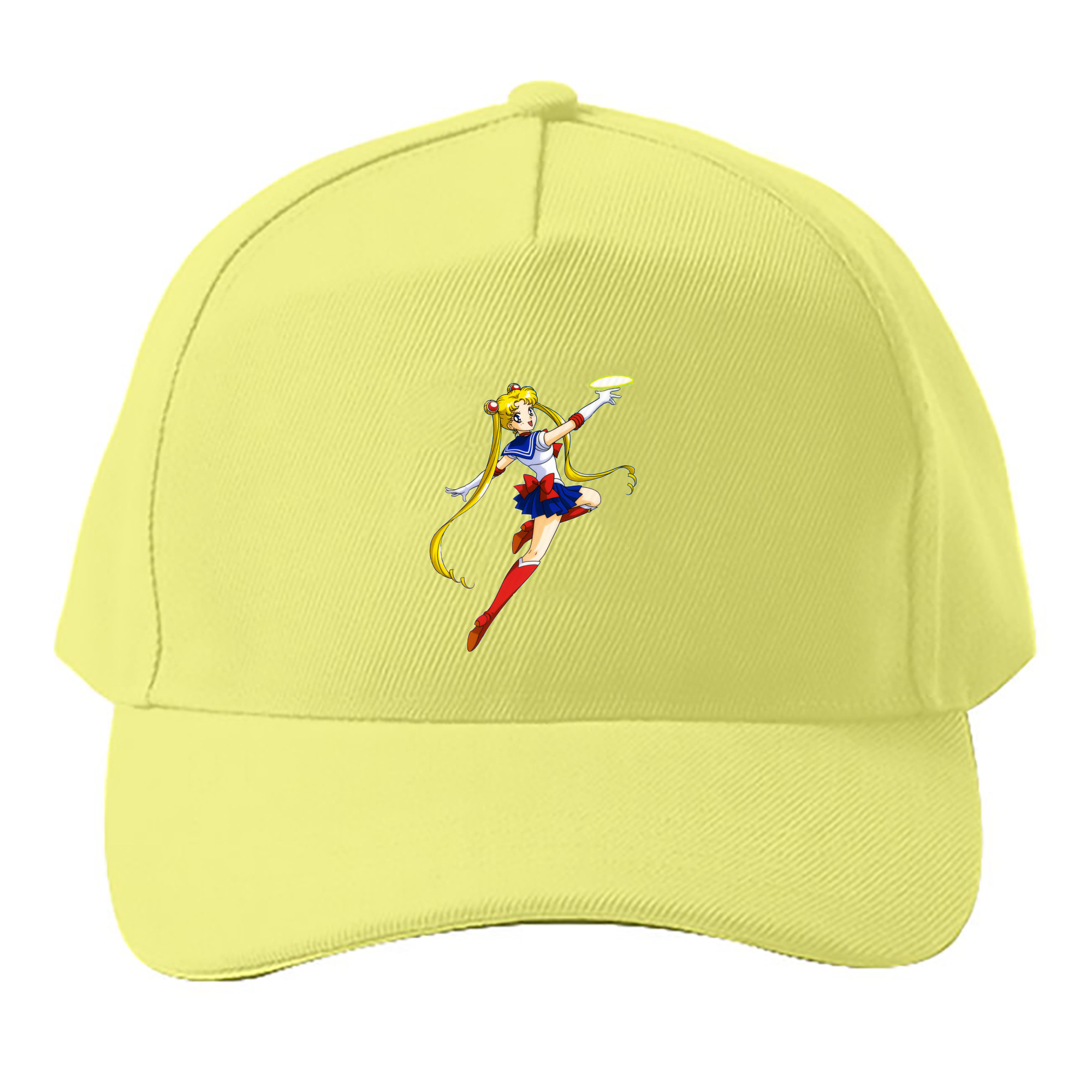 （画像用） 美少女戦士セーラームーン 月野 うさぎ つきの うさぎ Sailor Moon Tsukino Usagi ベースボールキャップ 綿100％ 男女兼用 帽子 スポーツ
