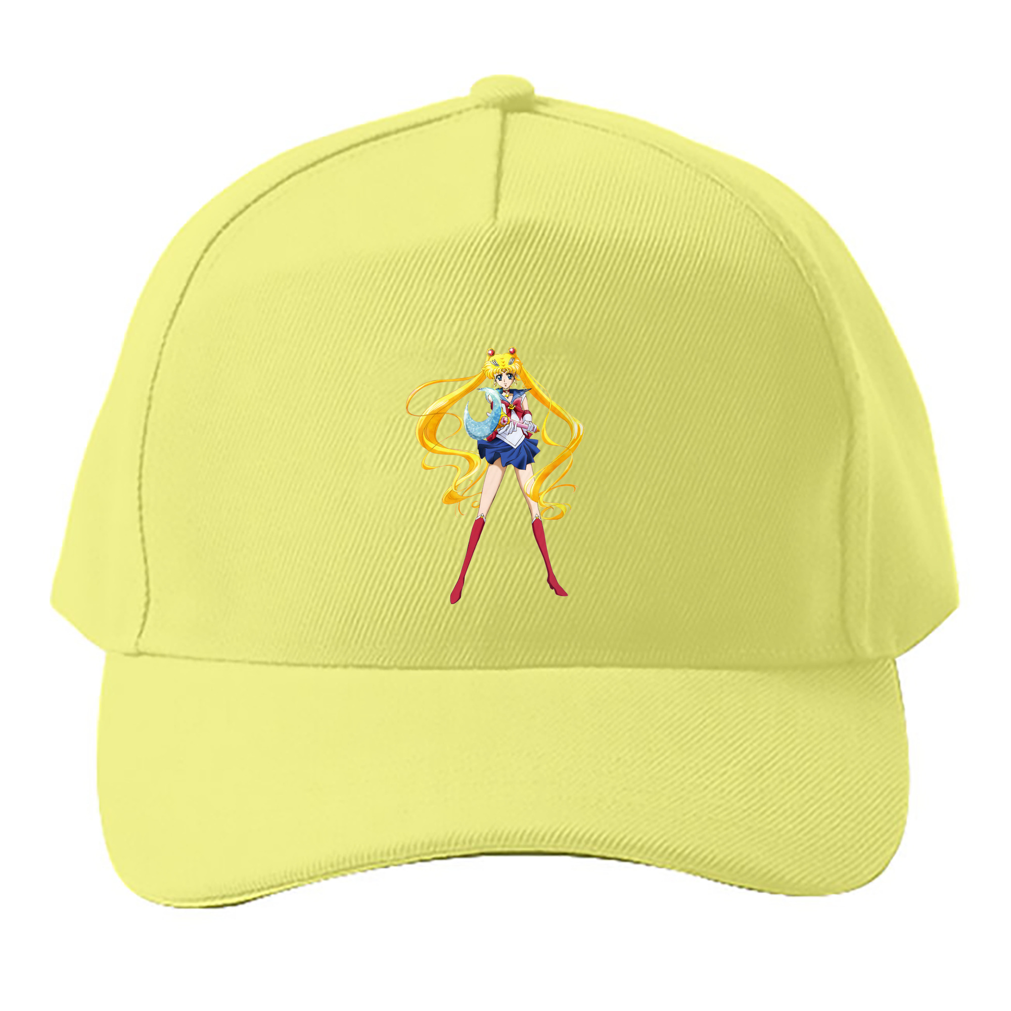 （画像用） 美少女戦士セーラームーン 月野 うさぎ つきの うさぎ Sailor Moon Tsukino Usagi ベースボールキャップ 綿100％ 男女兼用 帽子 スポーツ