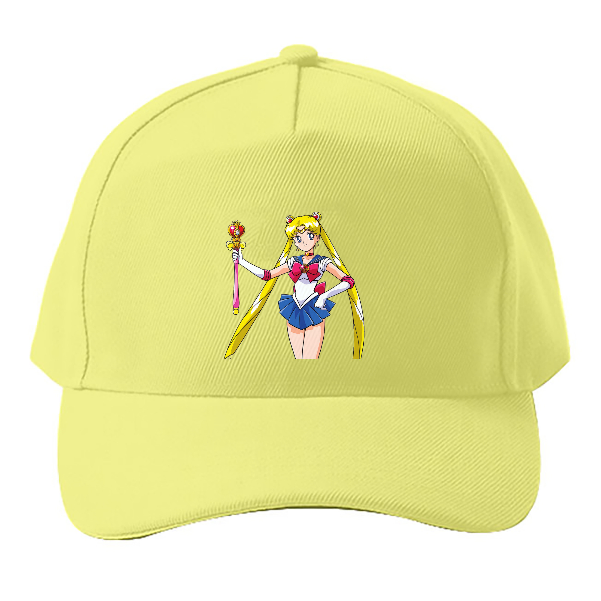 （画像用） 美少女戦士セーラームーン 月野 うさぎ つきの うさぎ Sailor Moon Tsukino Usagi ベースボールキャップ 綿100％ 男女兼用 帽子 スポーツ