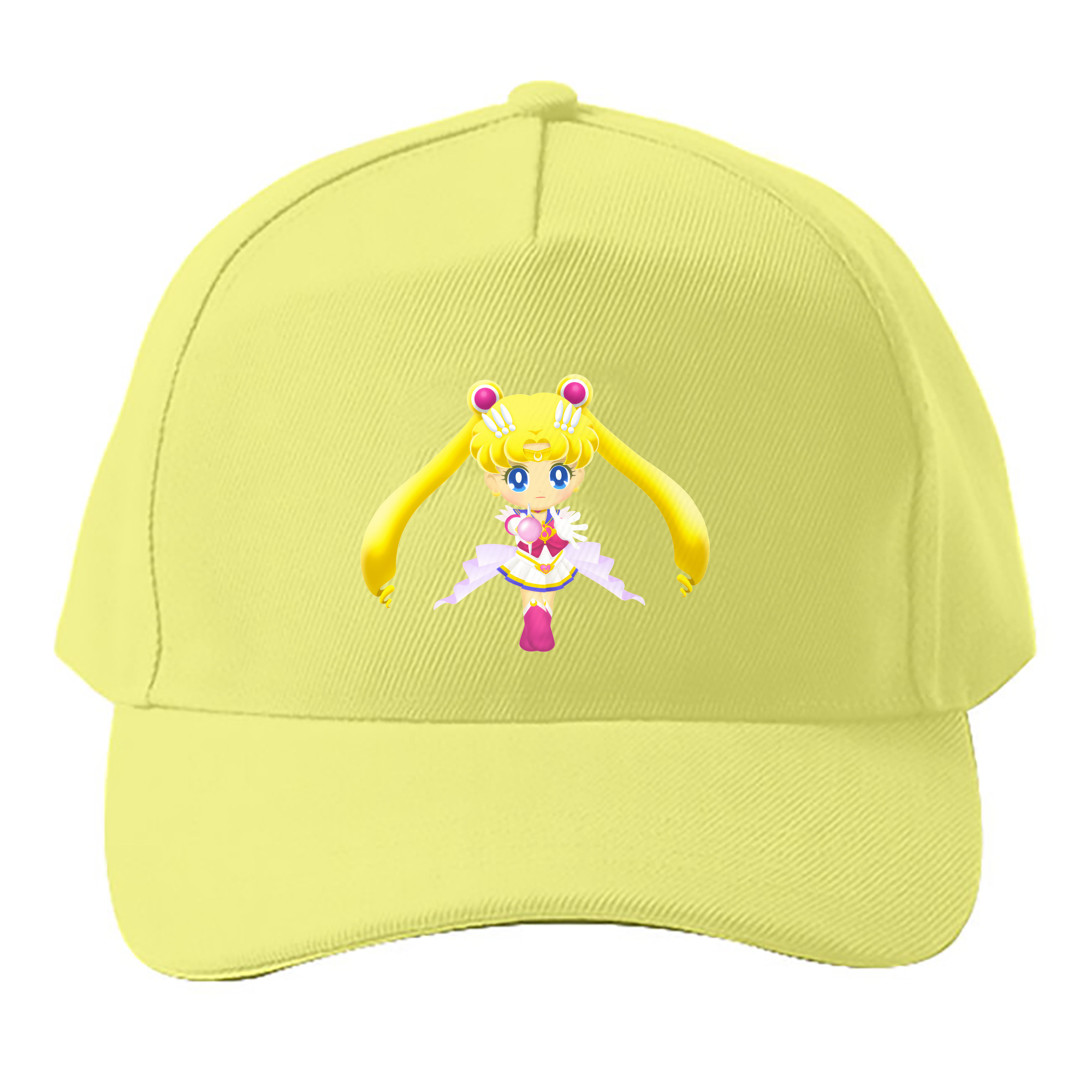 （画像用） 美少女戦士セーラームーン 月野 うさぎ つきの うさぎ Sailor Moon Tsukino Usagi ベースボールキャップ 綿100％ 男女兼用 帽子 スポーツ
