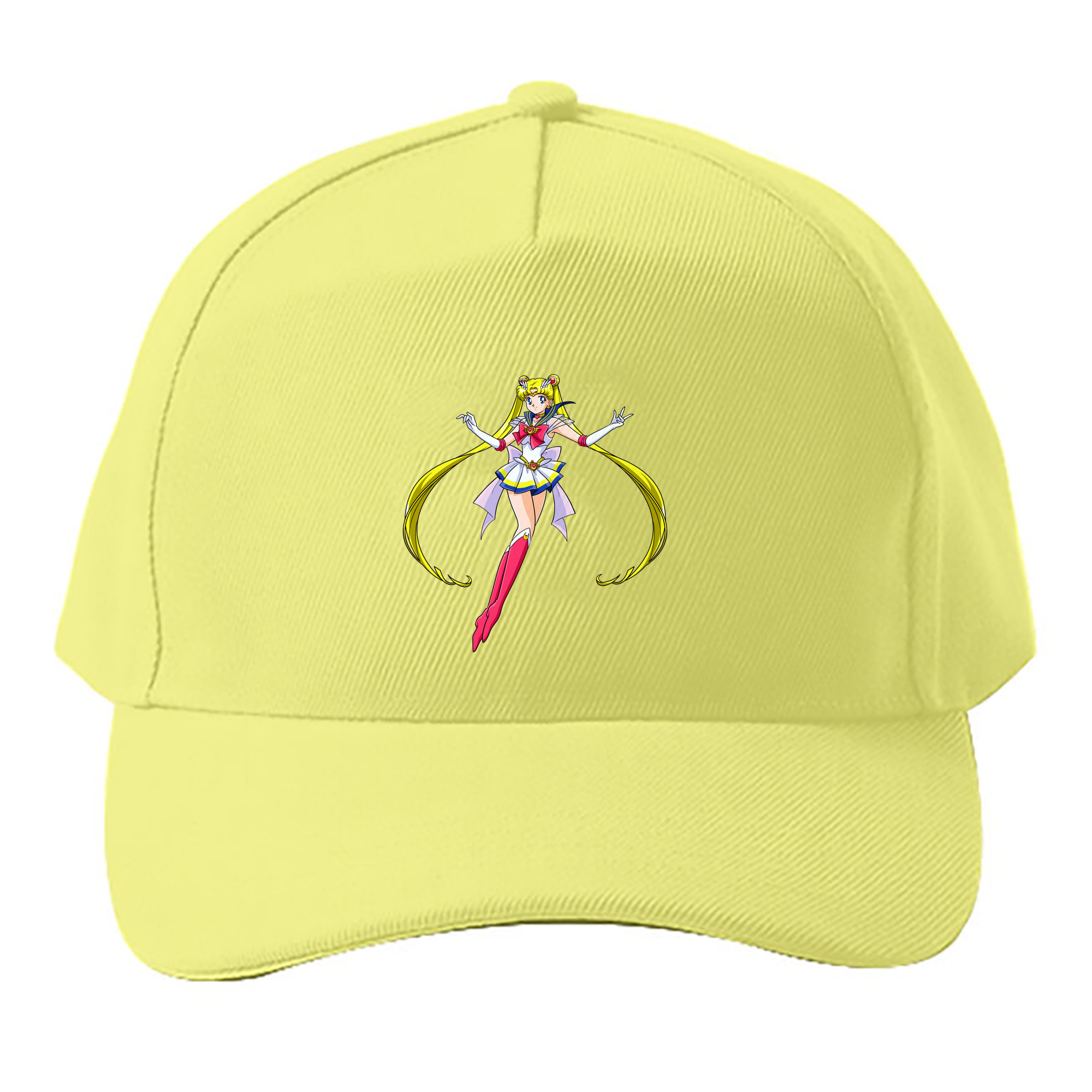 （画像用） 美少女戦士セーラームーン 月野 うさぎ つきの うさぎ Sailor Moon Tsukino Usagi ベースボールキャップ 綿100％ 男女兼用 帽子 スポーツ