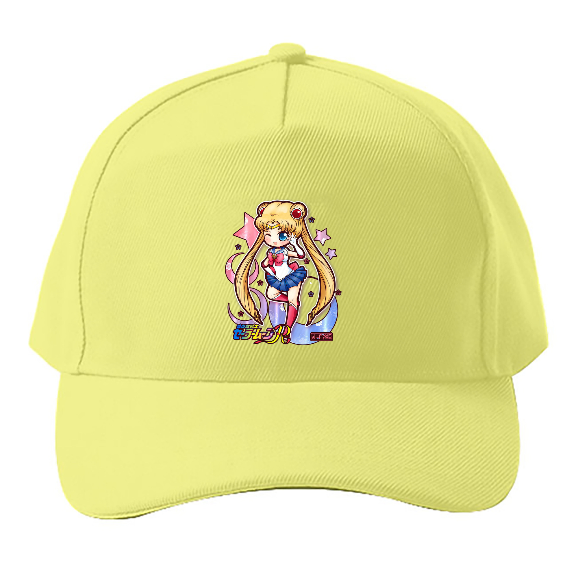 （画像用） 美少女戦士セーラームーン 月野 うさぎ つきの うさぎ Sailor Moon Tsukino Usagi ベースボールキャップ 綿100％ 男女兼用 帽子 スポーツ