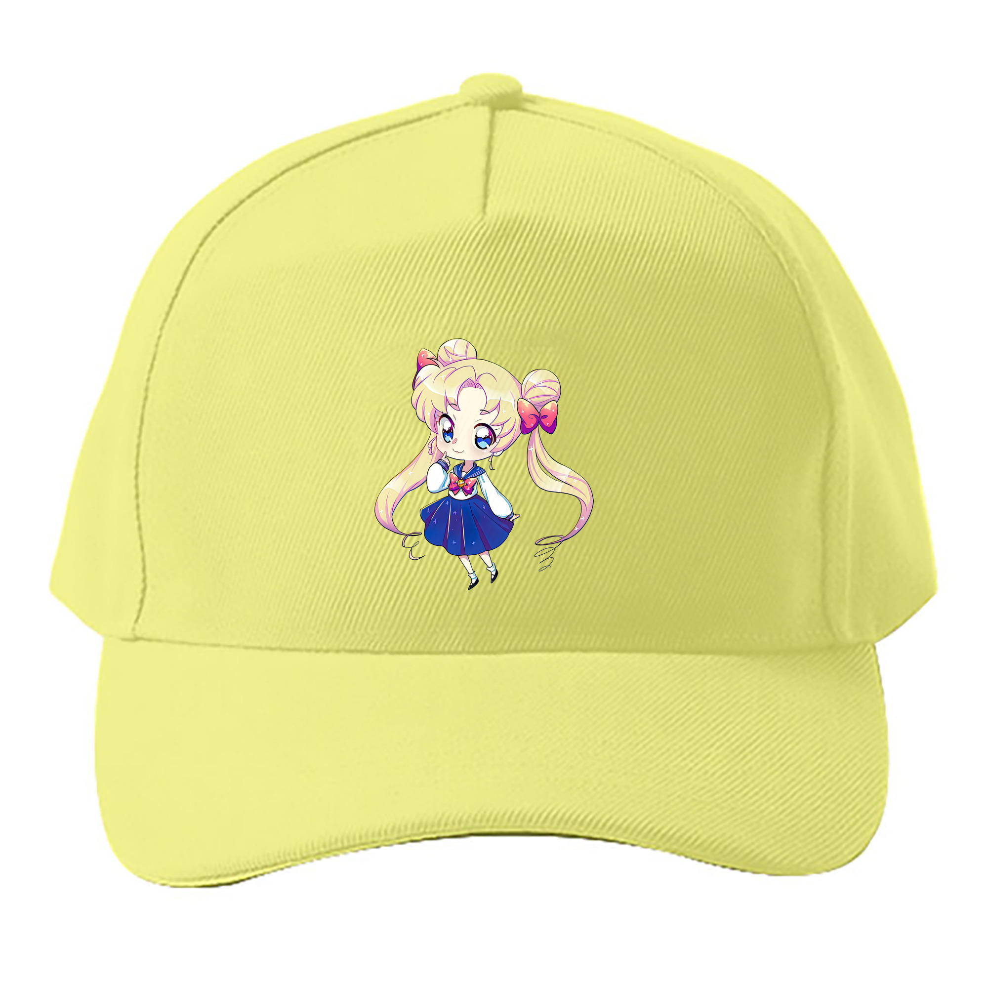 （画像用） 美少女戦士セーラームーン 月野 うさぎ つきの うさぎ Sailor Moon Tsukino Usagi ベースボールキャップ 綿100％ 男女兼用 帽子 スポーツ