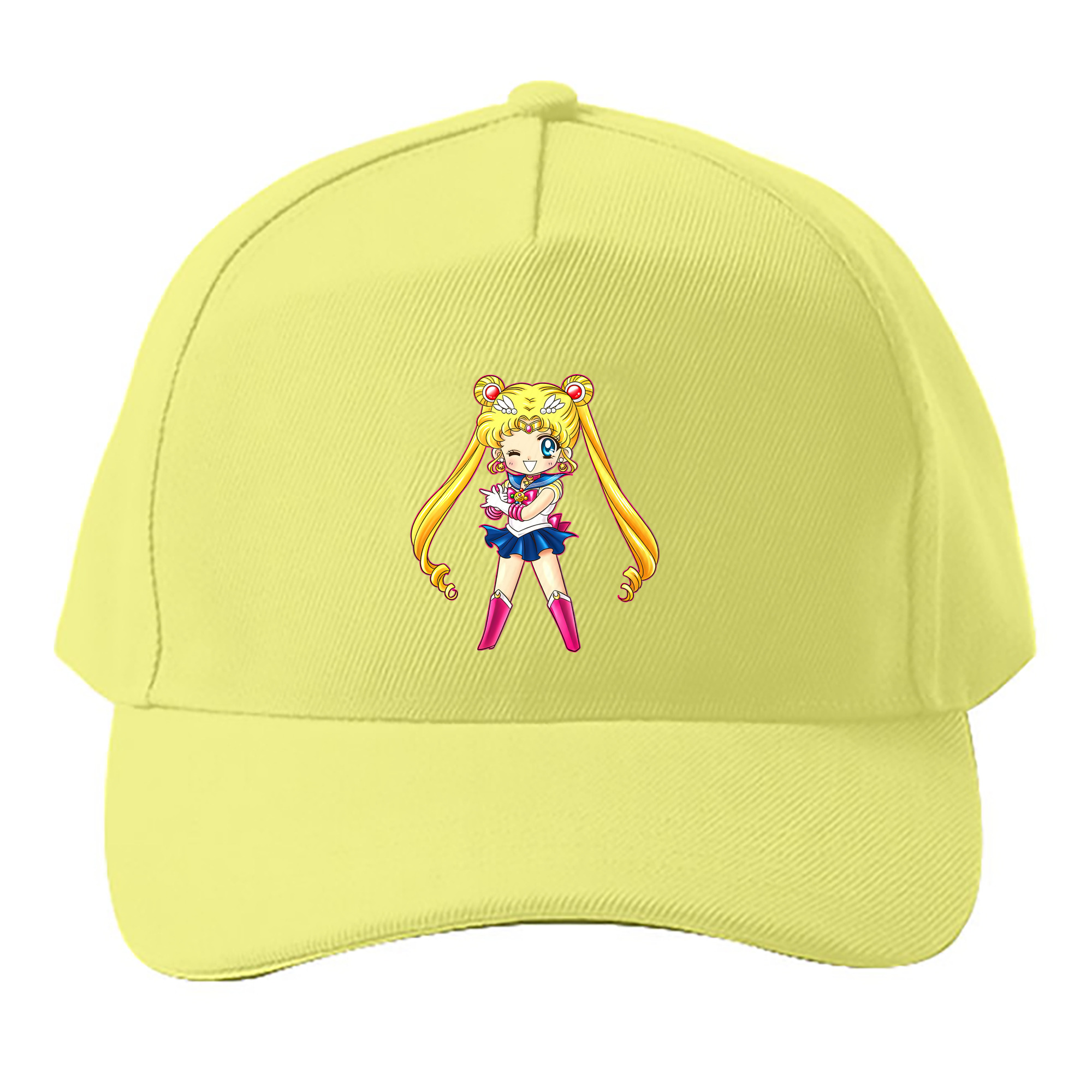 （画像用） 美少女戦士セーラームーン 月野 うさぎ つきの うさぎ Sailor Moon Tsukino Usagi ベースボールキャップ 綿100％ 男女兼用 帽子 スポーツ