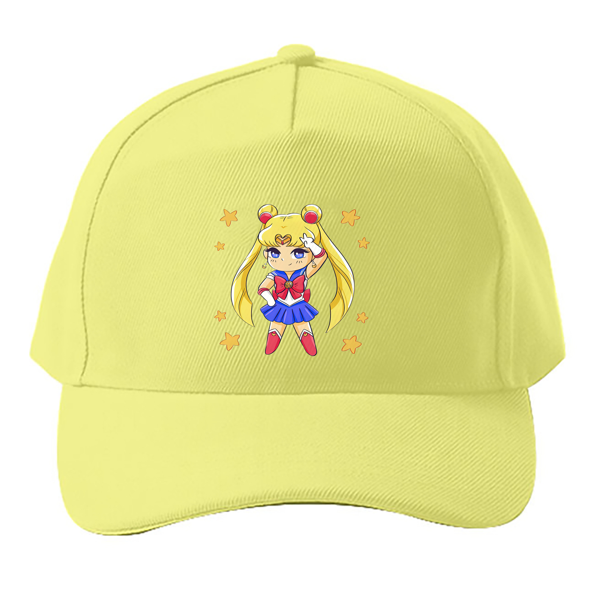 （画像用） 美少女戦士セーラームーン 月野 うさぎ つきの うさぎ Sailor Moon Tsukino Usagi ベースボールキャップ 綿100％ 男女兼用 帽子 スポーツ