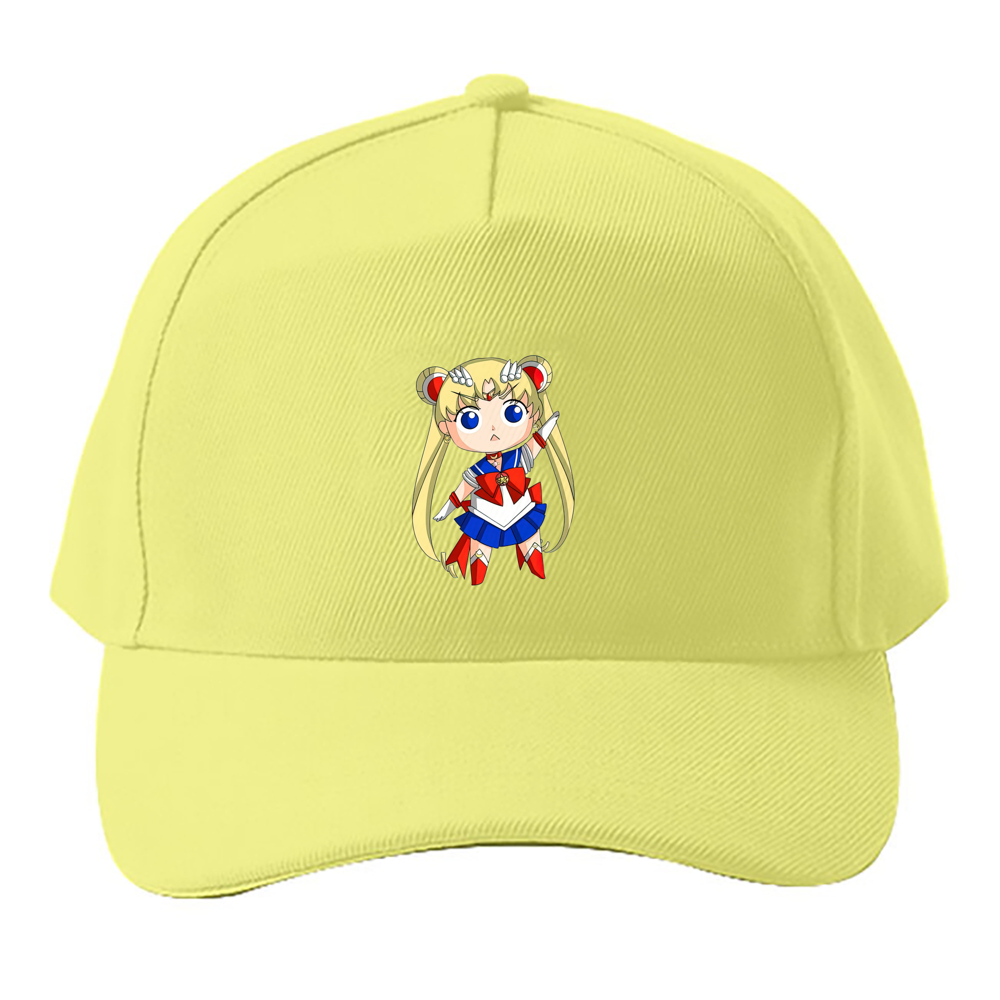 （画像用） 美少女戦士セーラームーン 月野 うさぎ つきの うさぎ Sailor Moon Tsukino Usagi ベースボールキャップ 綿100％ 男女兼用 帽子 スポーツ