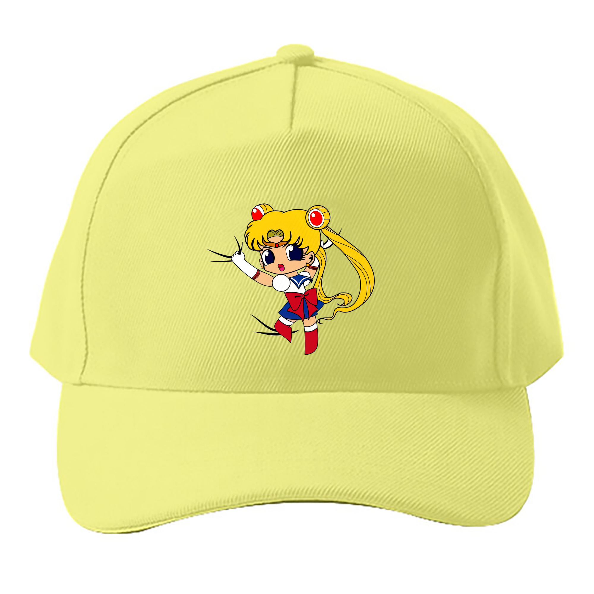 （画像用） 美少女戦士セーラームーン 月野 うさぎ つきの うさぎ Sailor Moon Tsukino Usagi ベースボールキャップ 綿100％ 男女兼用 帽子 スポーツ